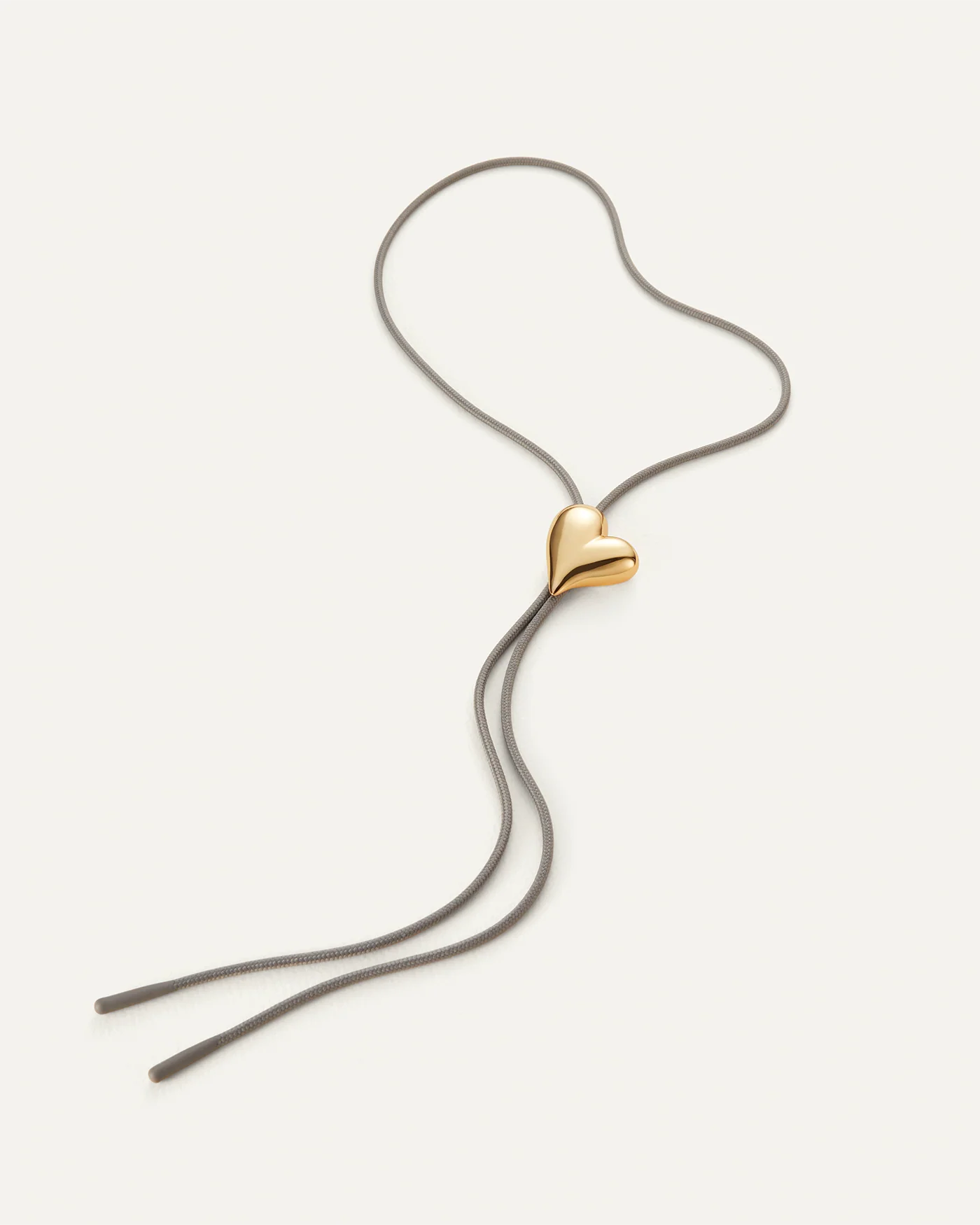 Art Heart Bolo Tie in Gold
