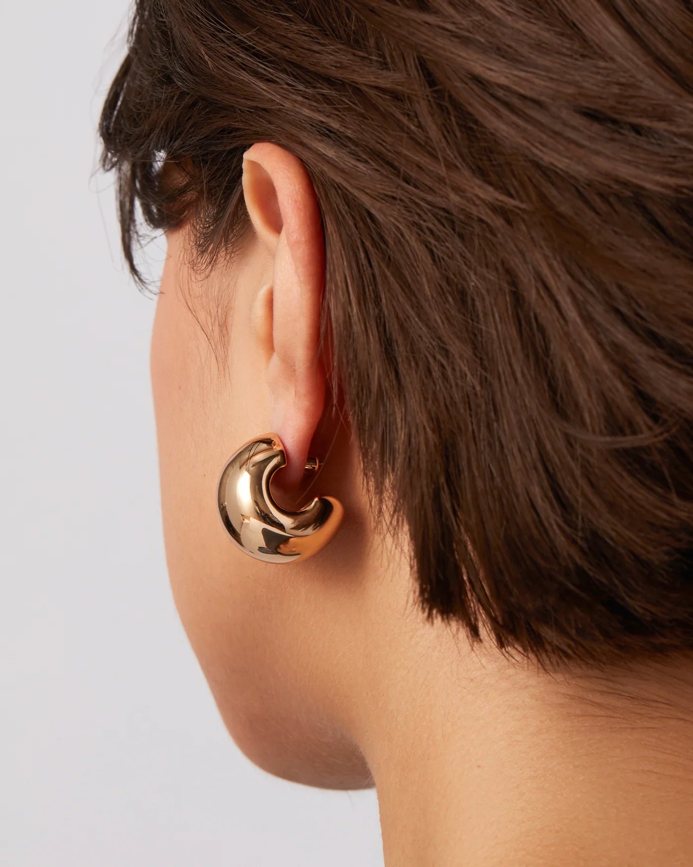 Gemma Hoop Earrings in Gold