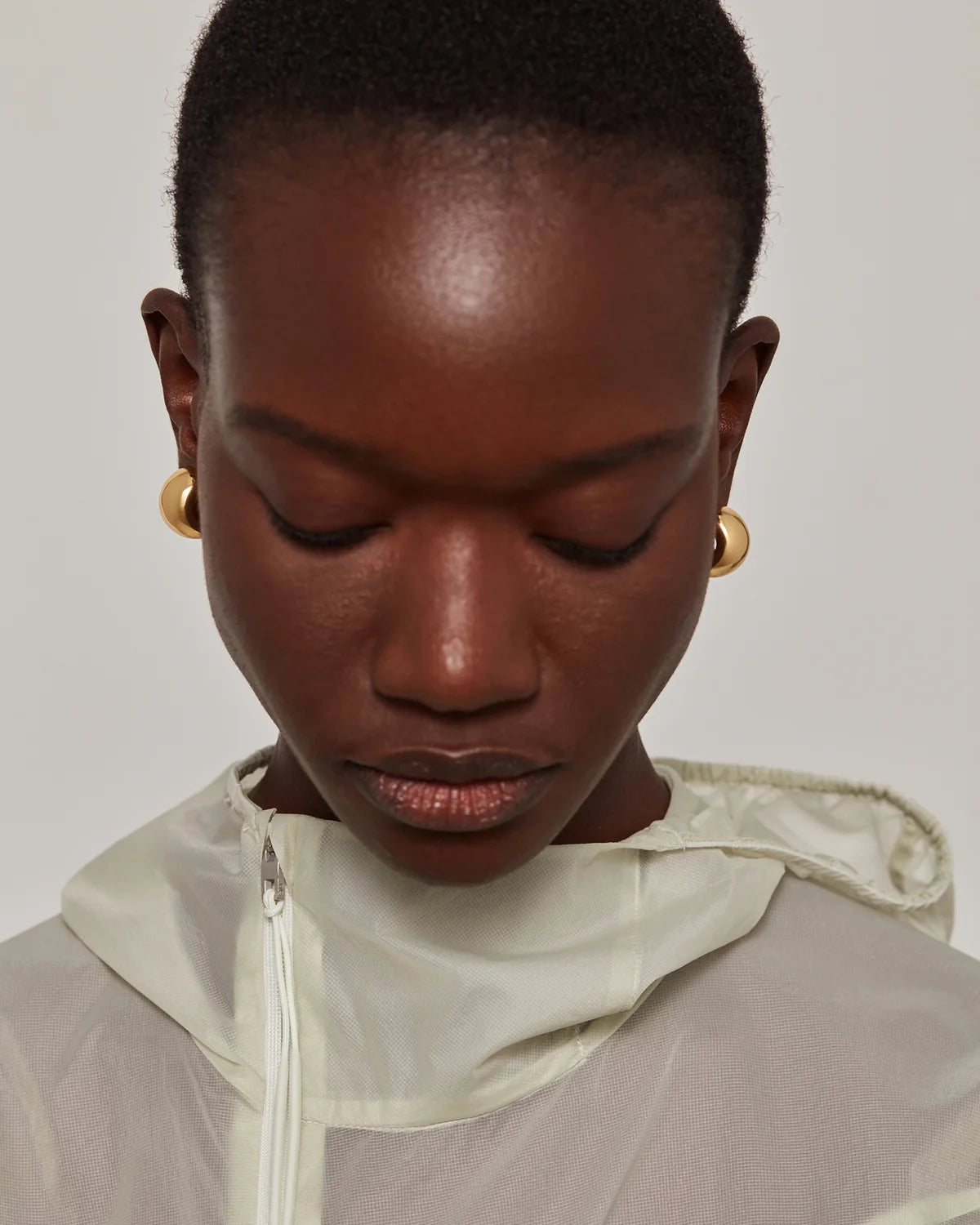 Small Gemma Hoop Earrings in Gold