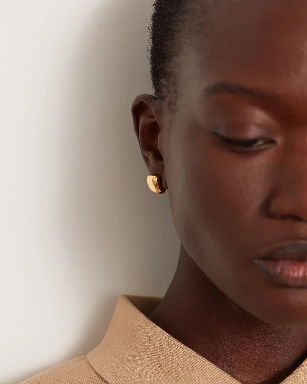 Mini Tate Earring in Gold