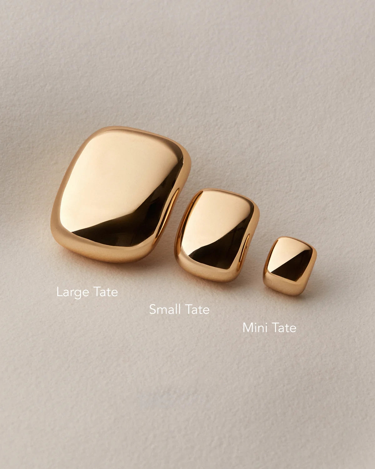 Mini Tate Earring in Gold