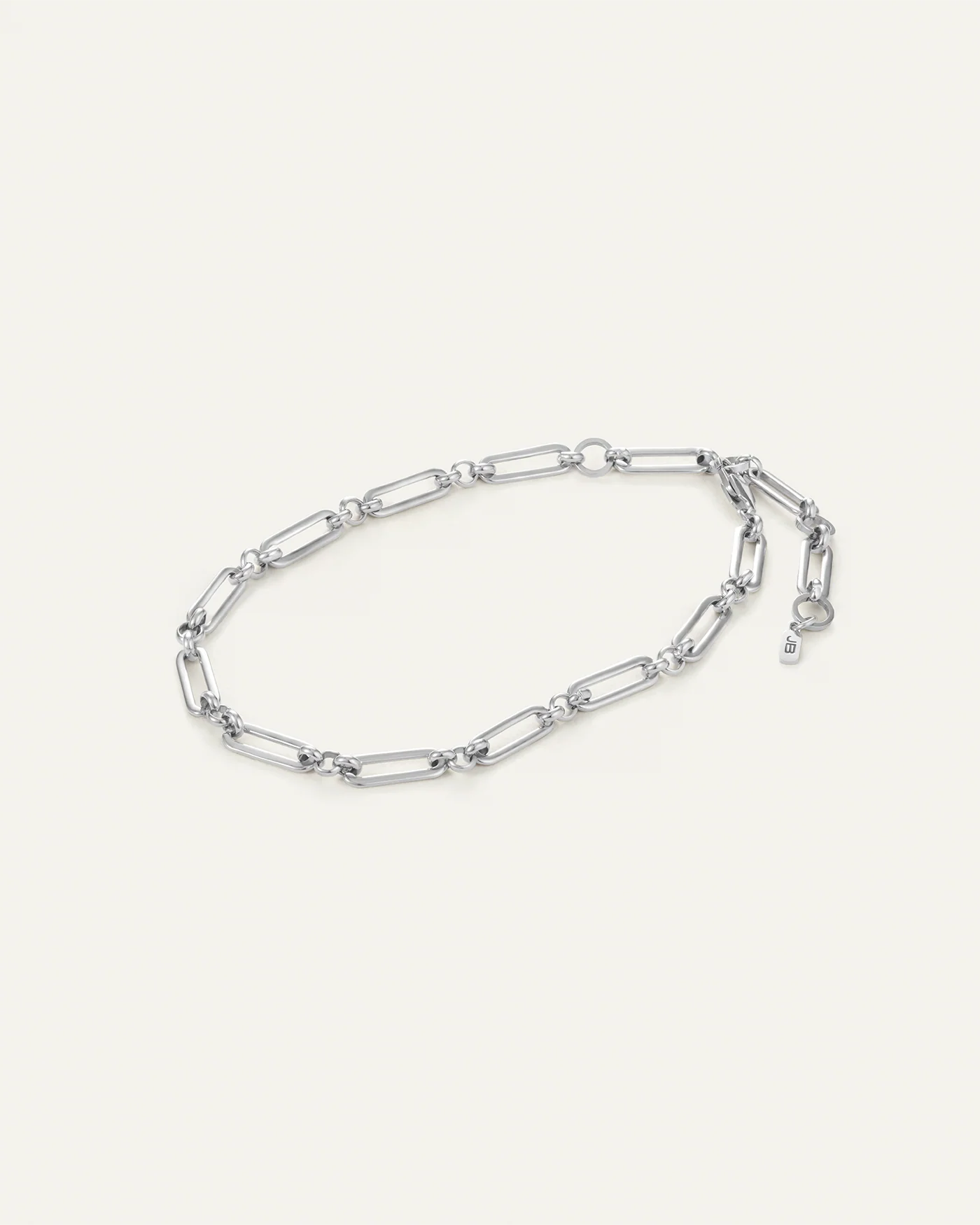 Slim Mercer Anklet in Silver