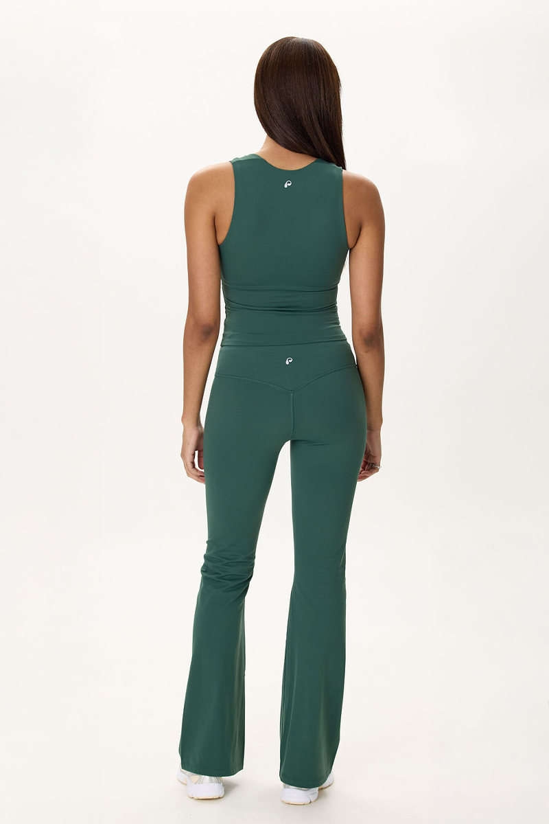 Tie Waist Flare Legging