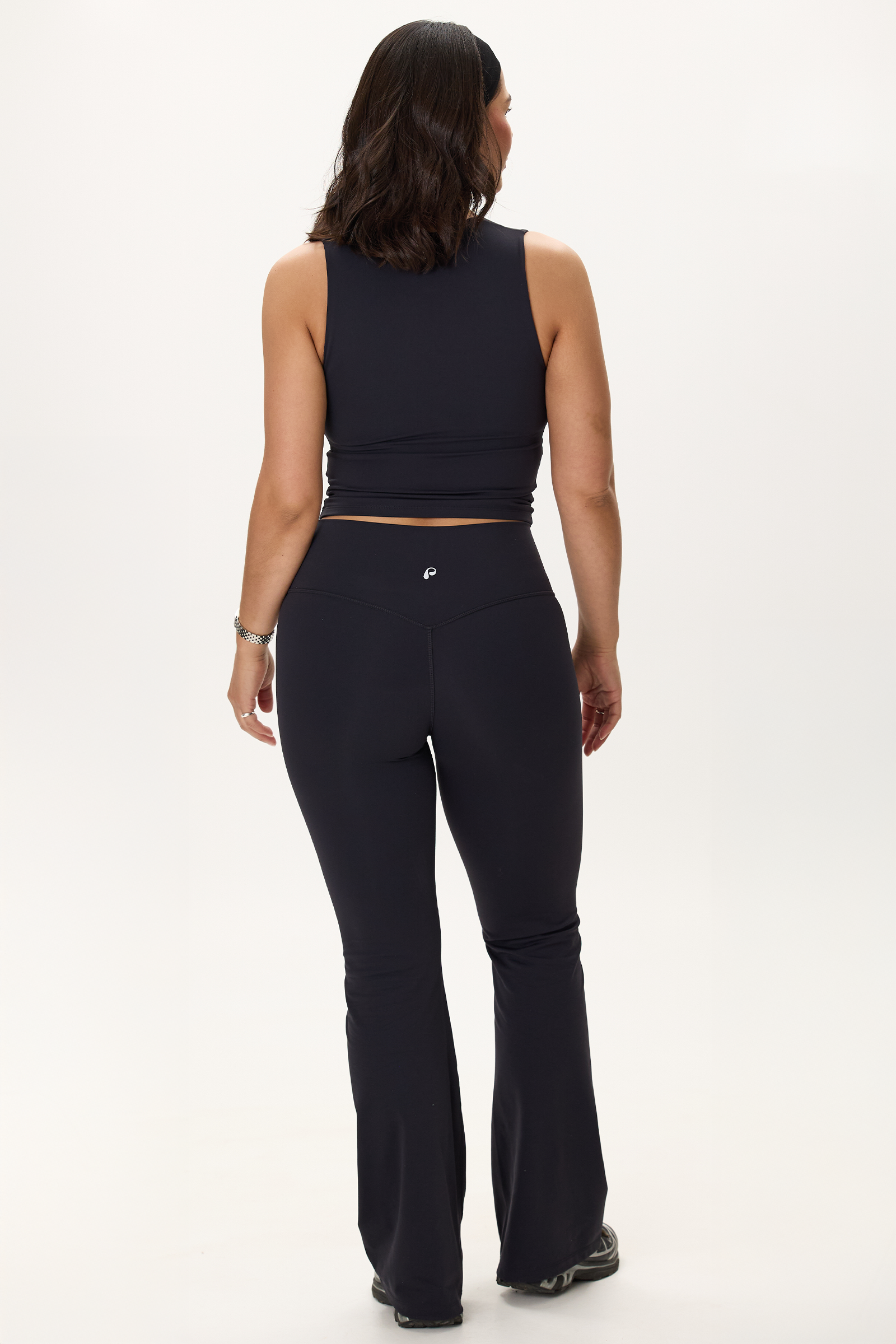 Tie Waist Flare Legging