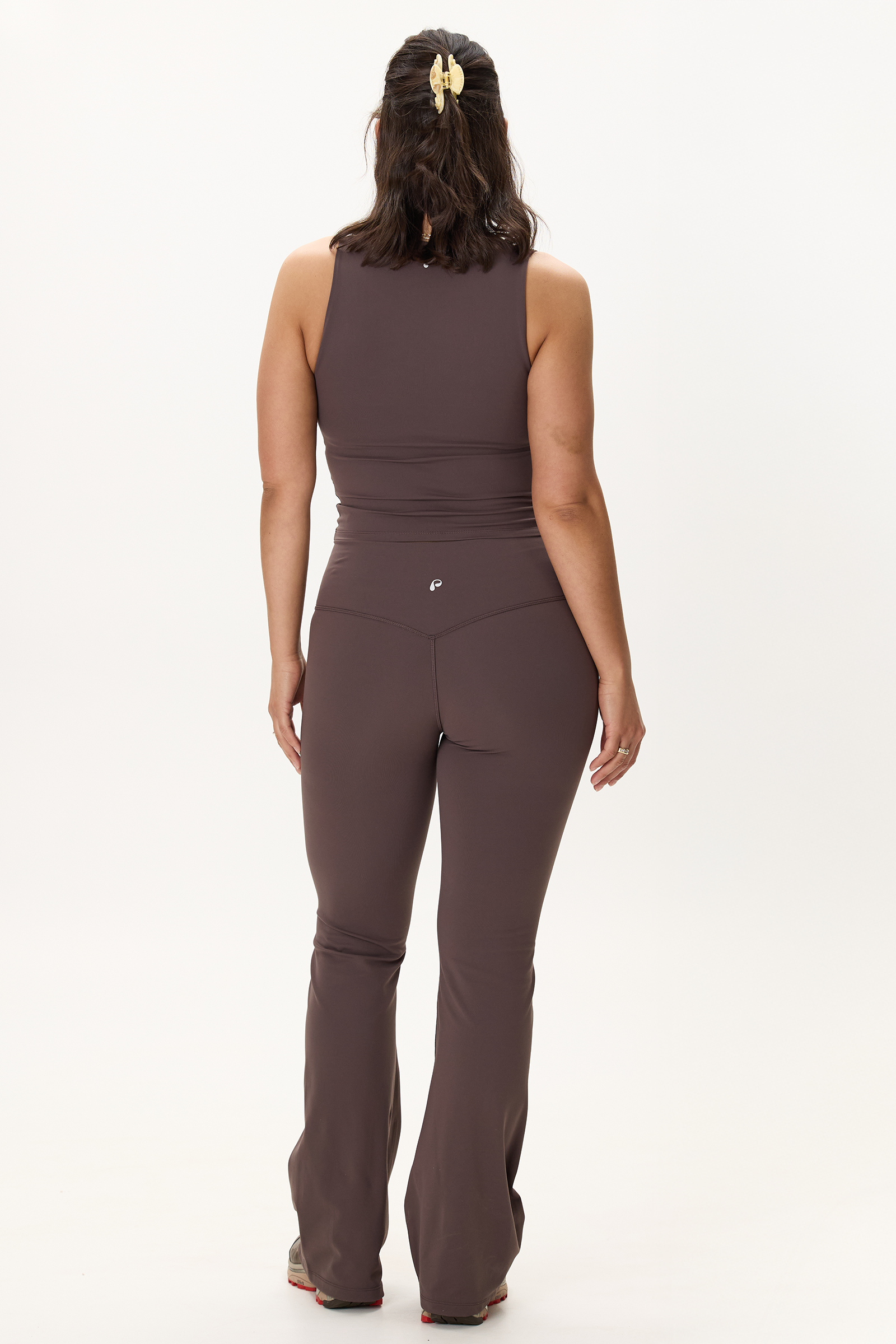 Tie Waist Flare Legging