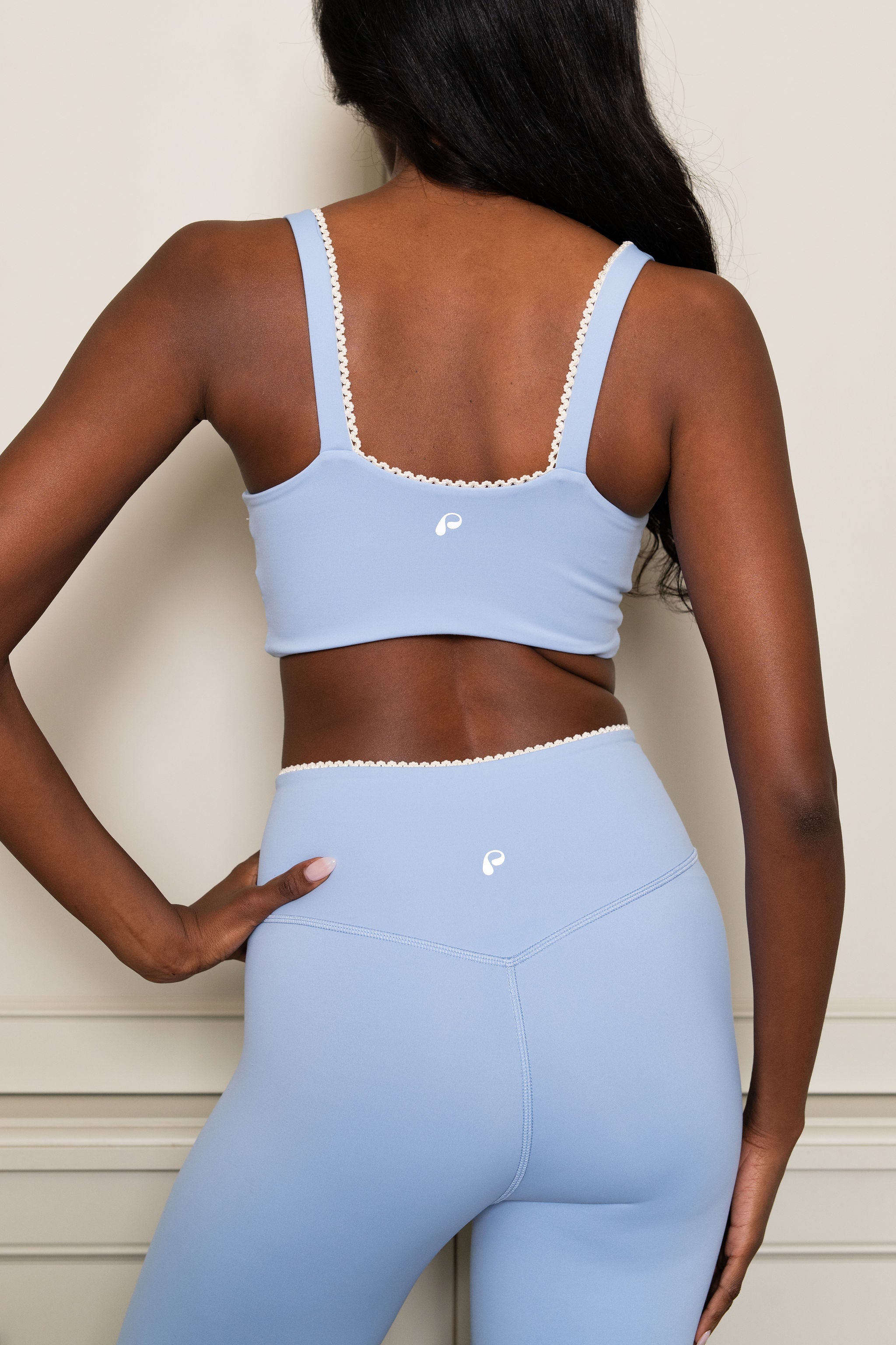 Lace Waist Legging in Daydream