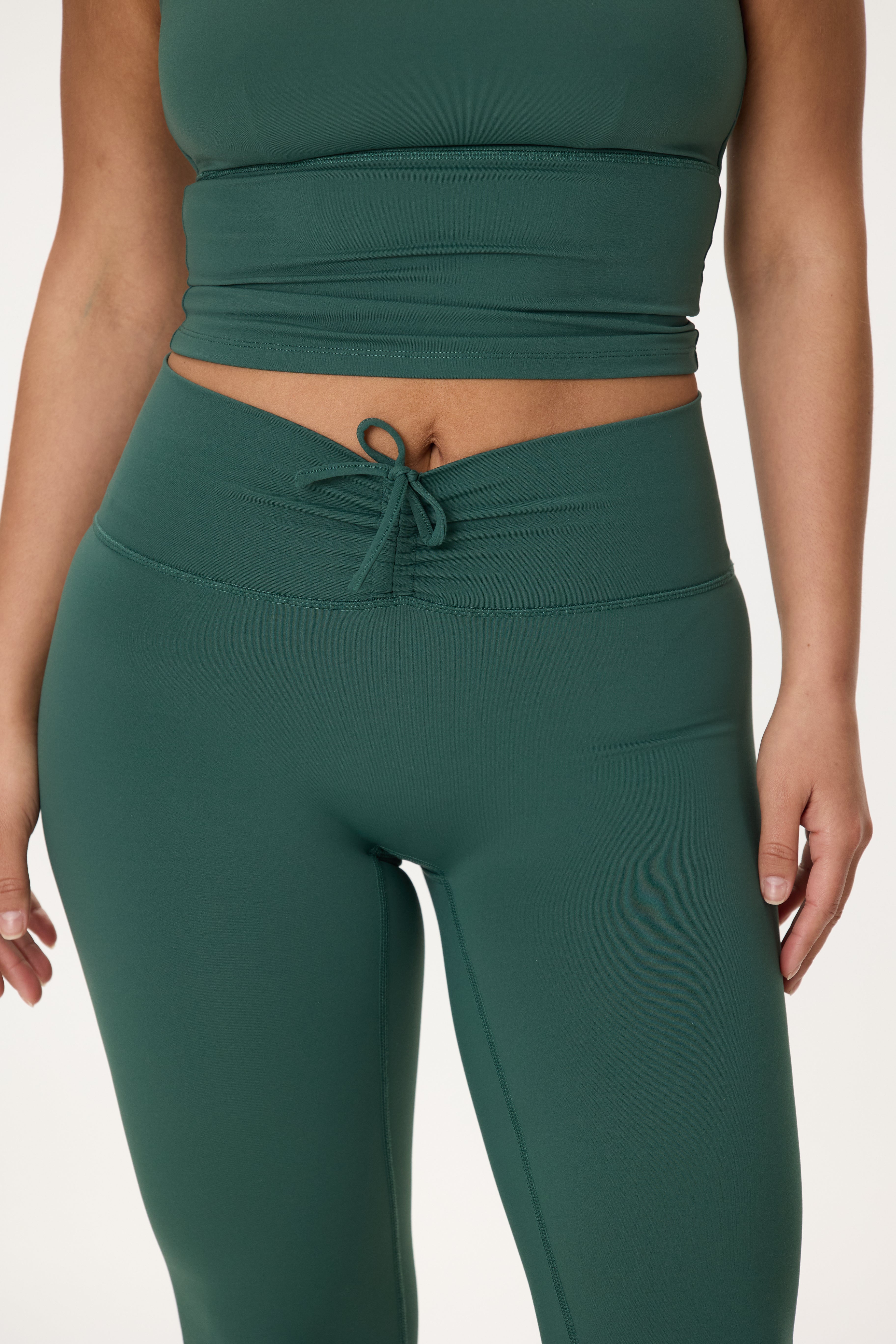 Tie Waist Flare Legging