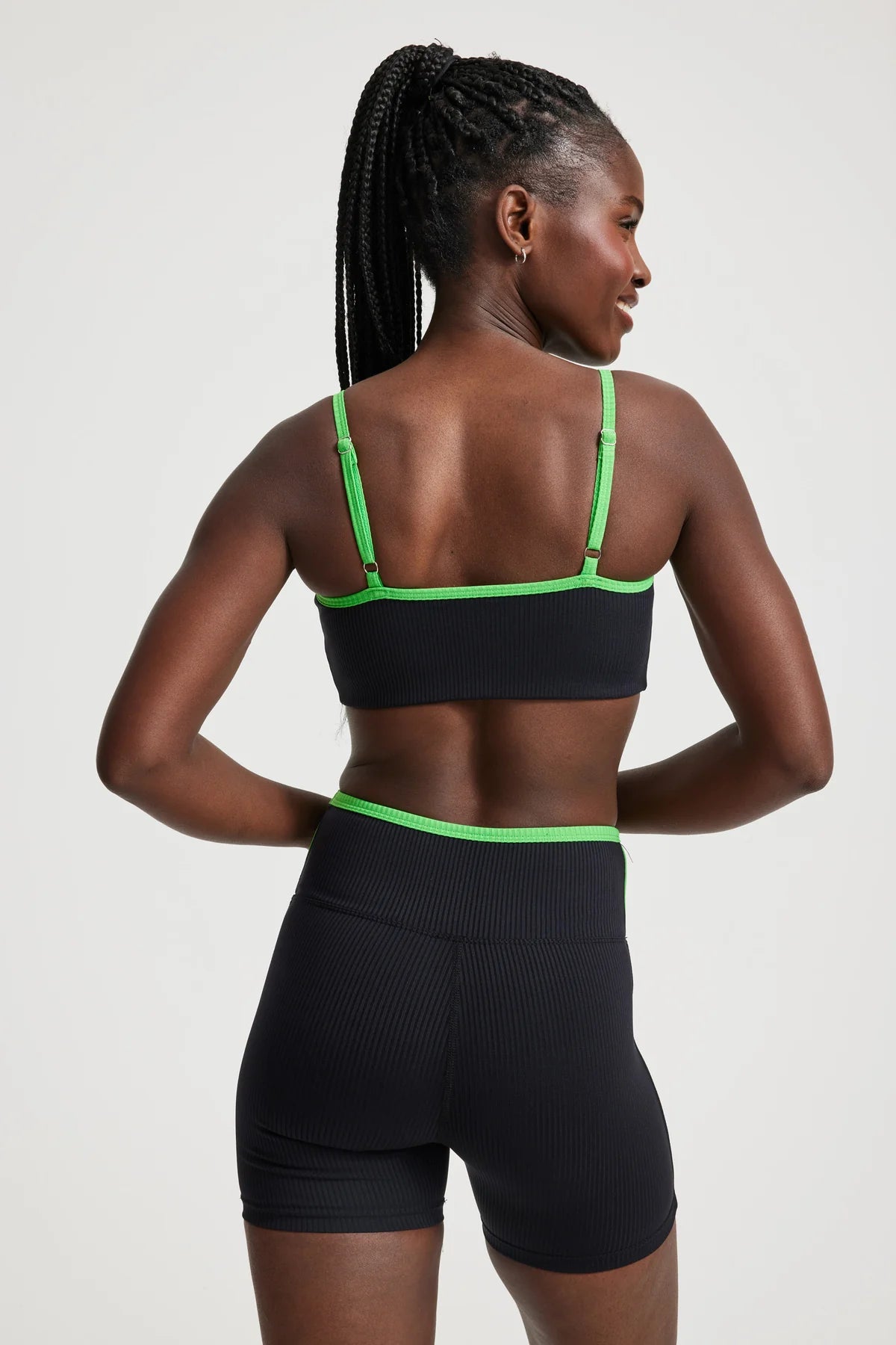 Ribbed Two Tone Bralette