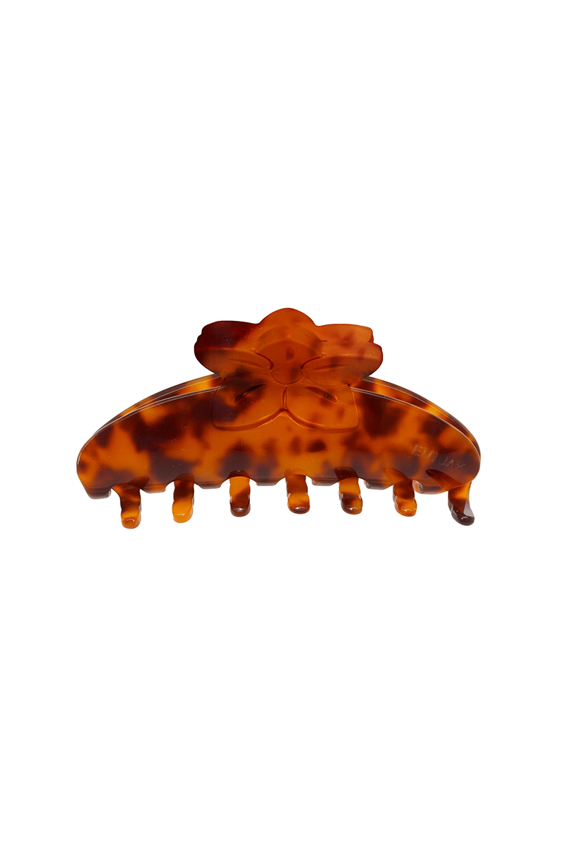 Big Effing Clip In Tortoise Hibiscus
