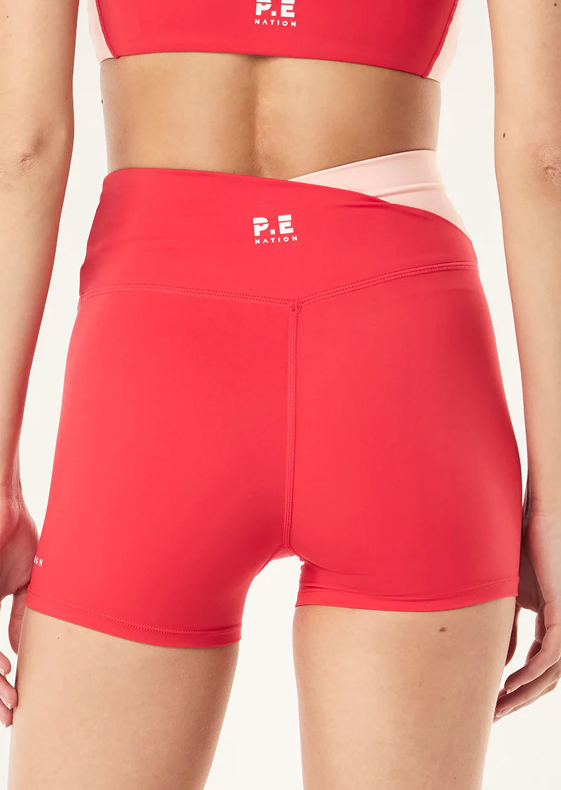 Wander 3" Bike Short In Strawberry