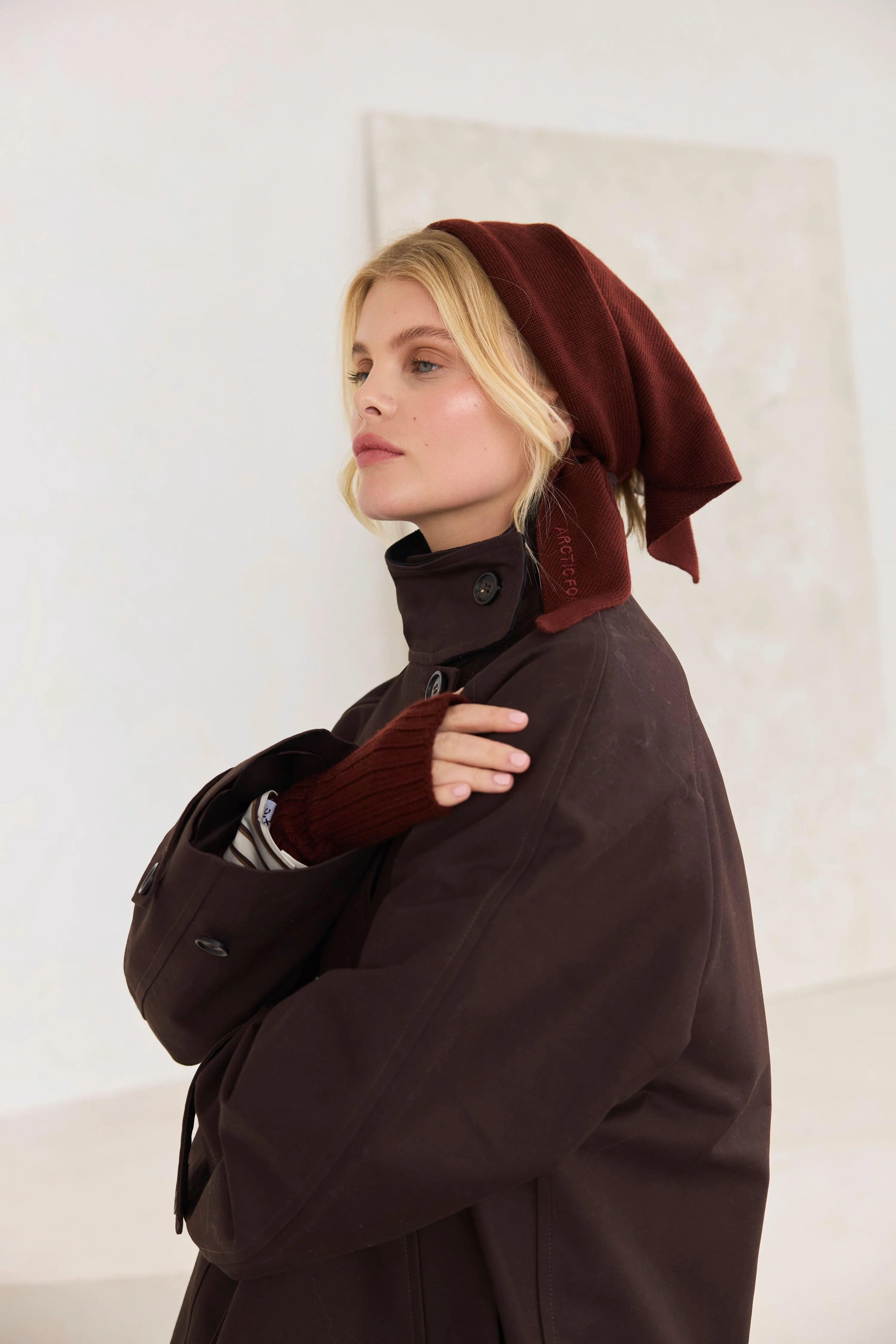 Merino Wool Triangle Scarf