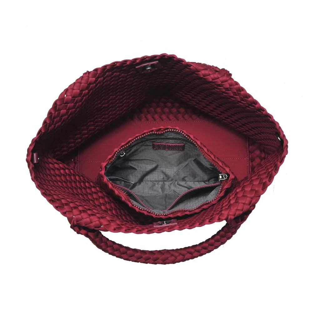 Sky's The Limit Medium Crossbody in Wine