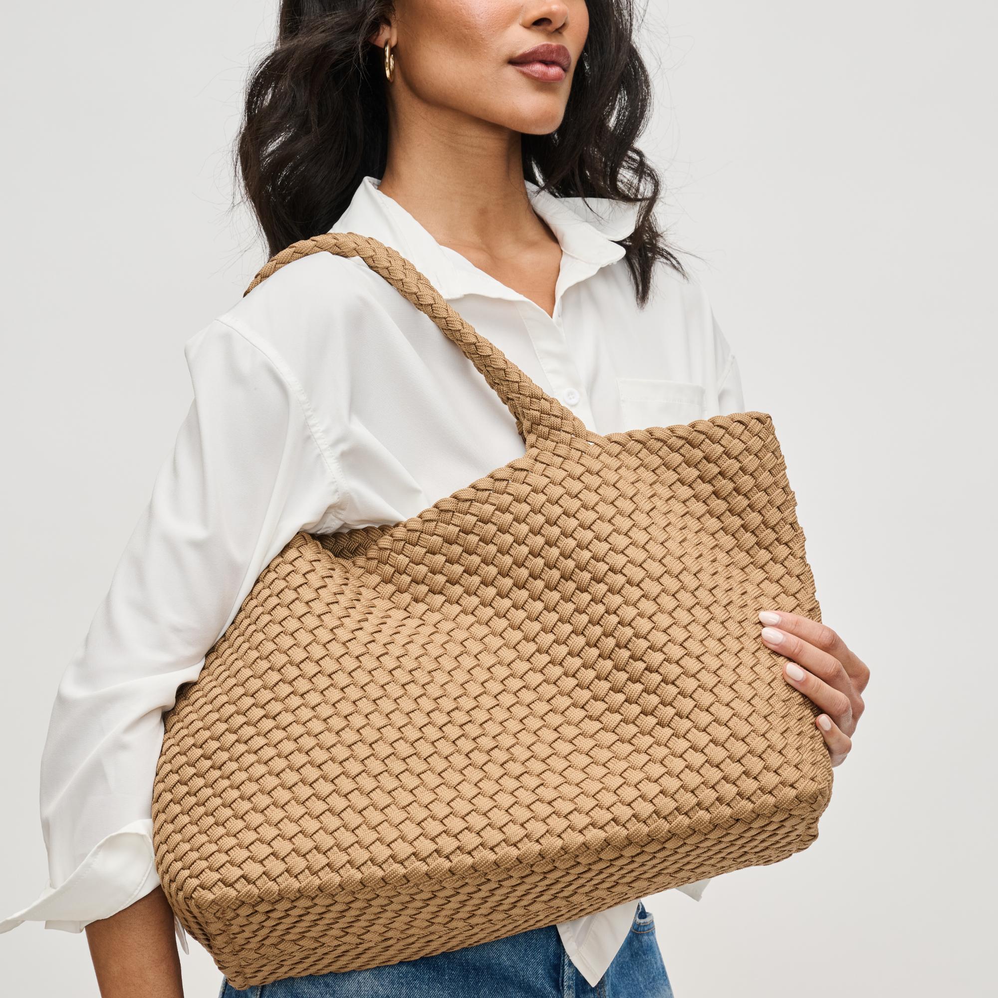 Sky's The Limit Large Tote in Nude