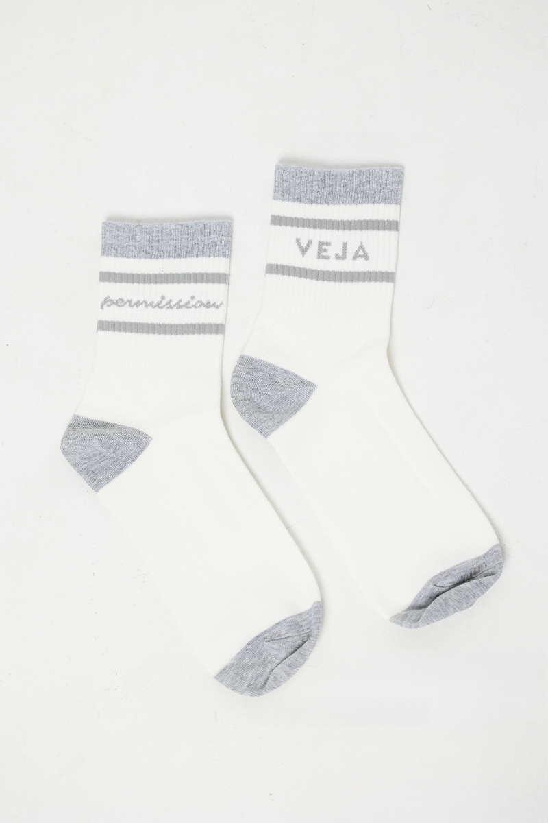 Veja x Permission Stripe Crew Sock