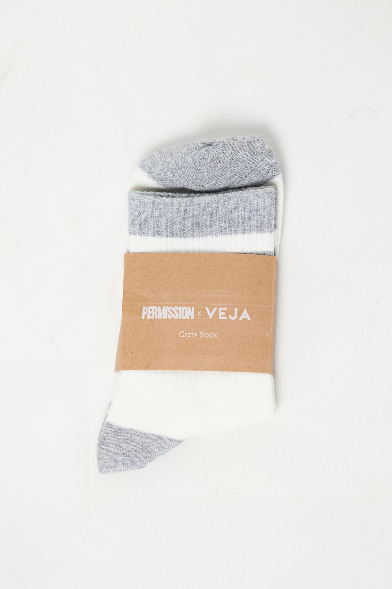Veja x Permission Stripe Crew Sock