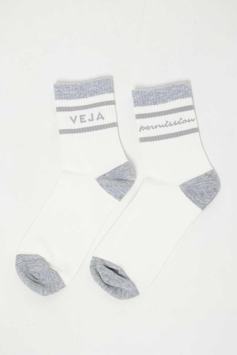 Veja x Permission Stripe Crew Sock