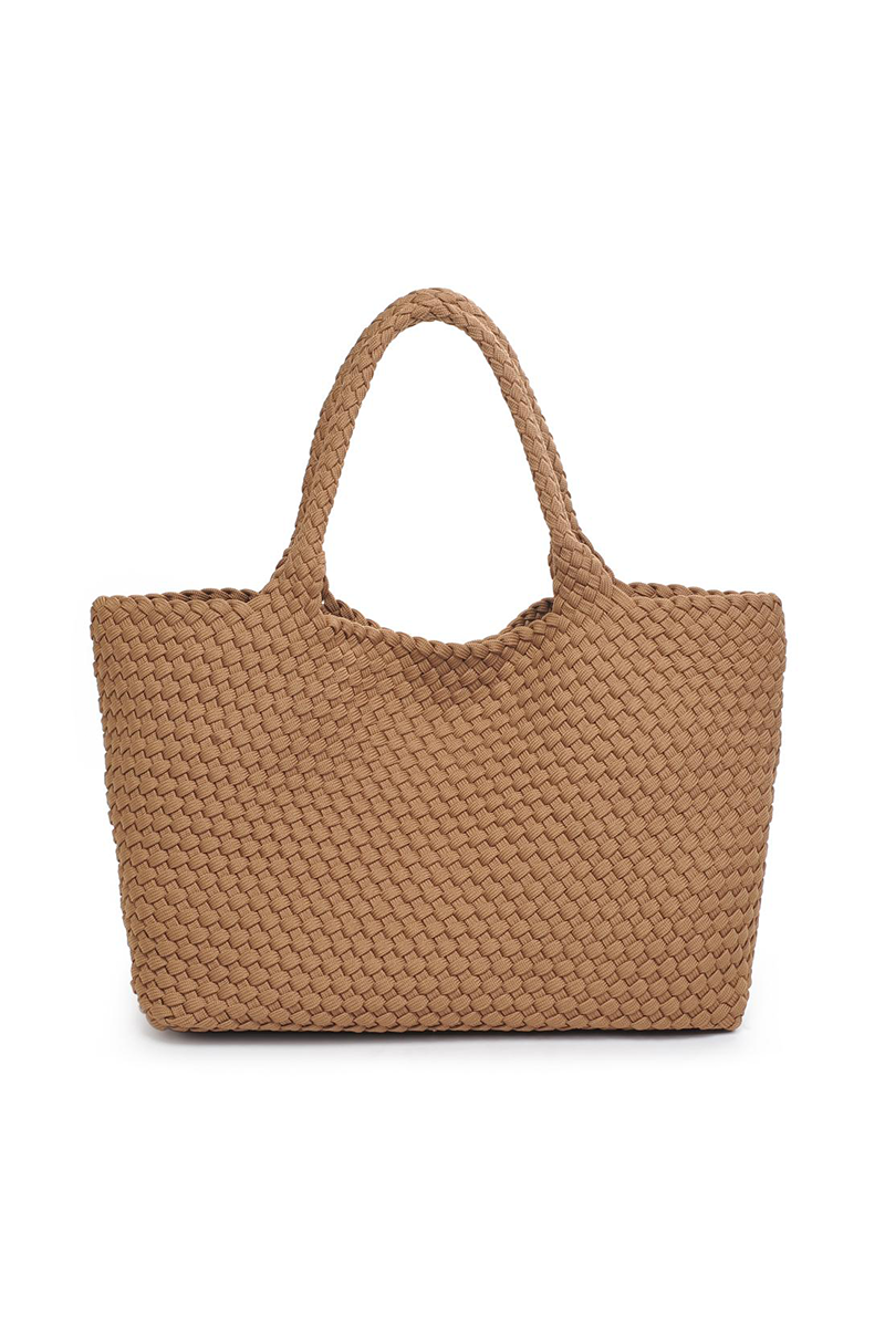 Sky's The Limit Large Tote in Nude