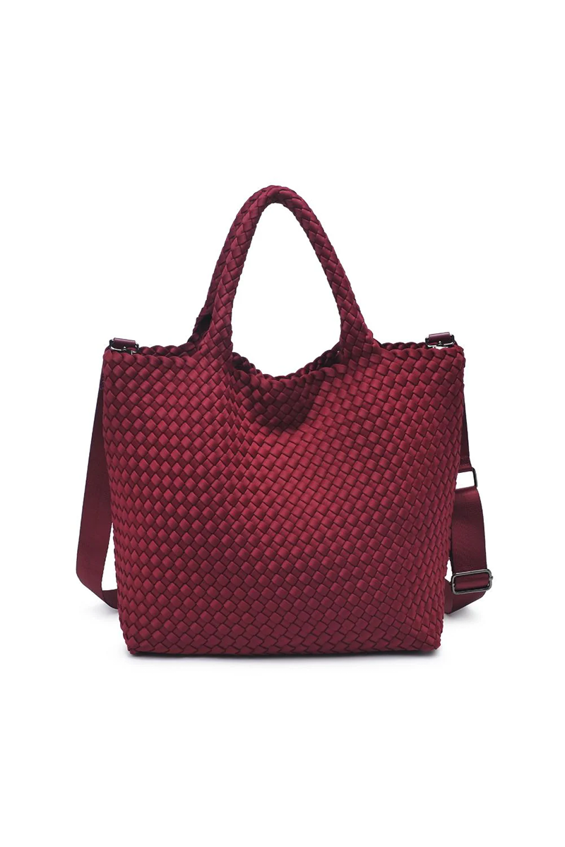 Sky's The Limit Medium Crossbody in Wine