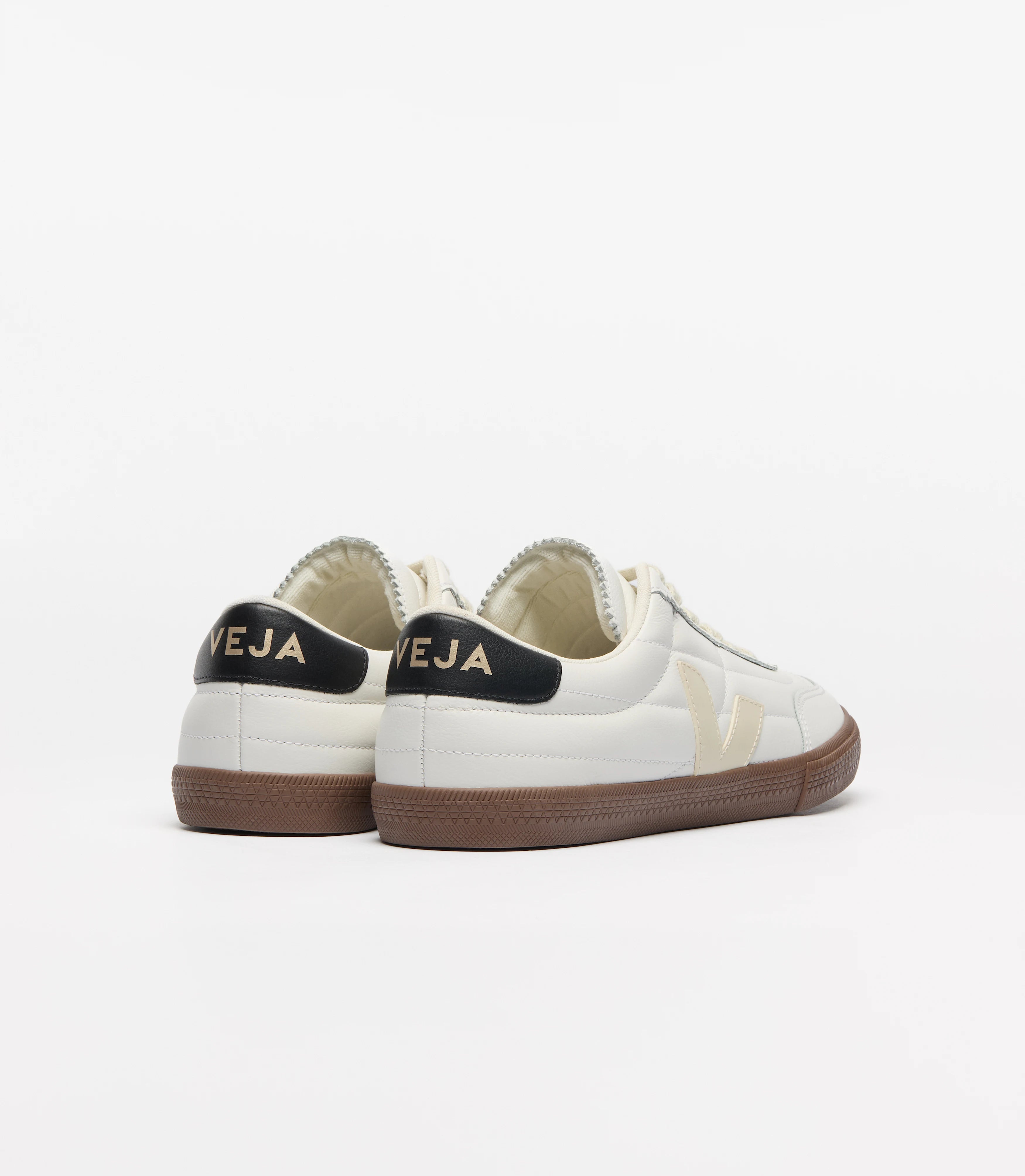 Panenka Sneaker Leather White Black Bark