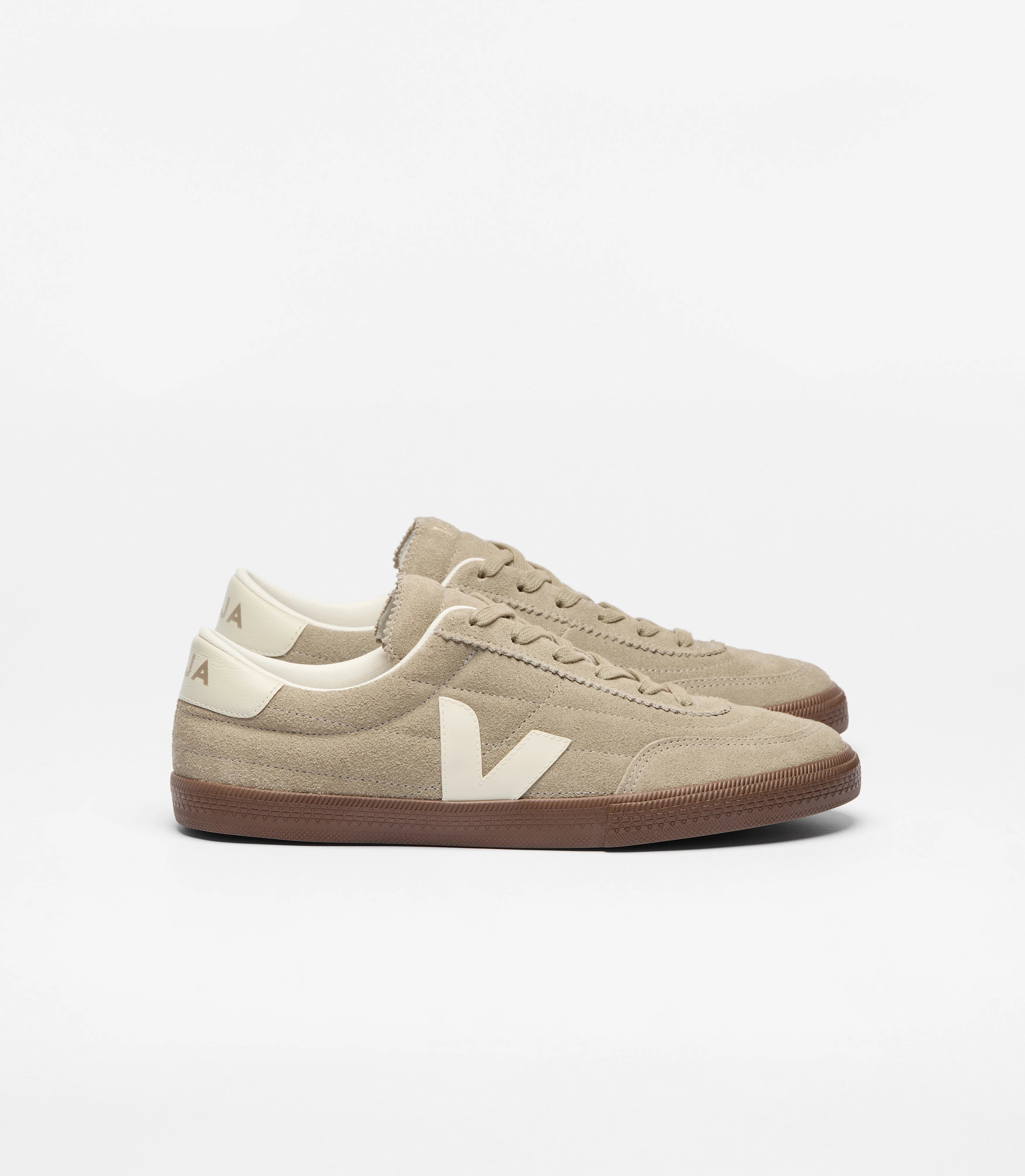 Panenka Sneaker Suede Taupe Pierre Bark
