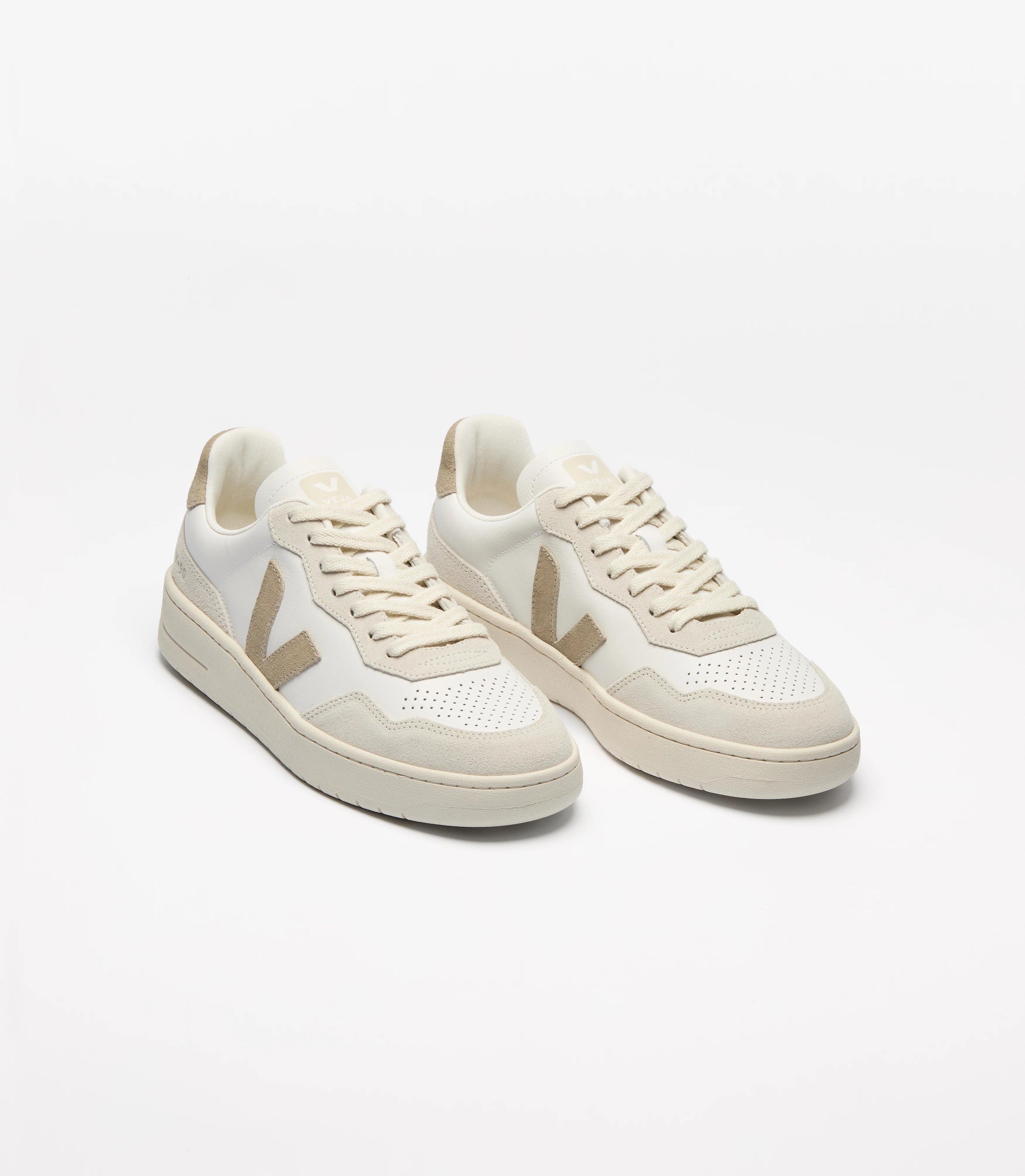 V-90 Sneaker Leather White Taupe