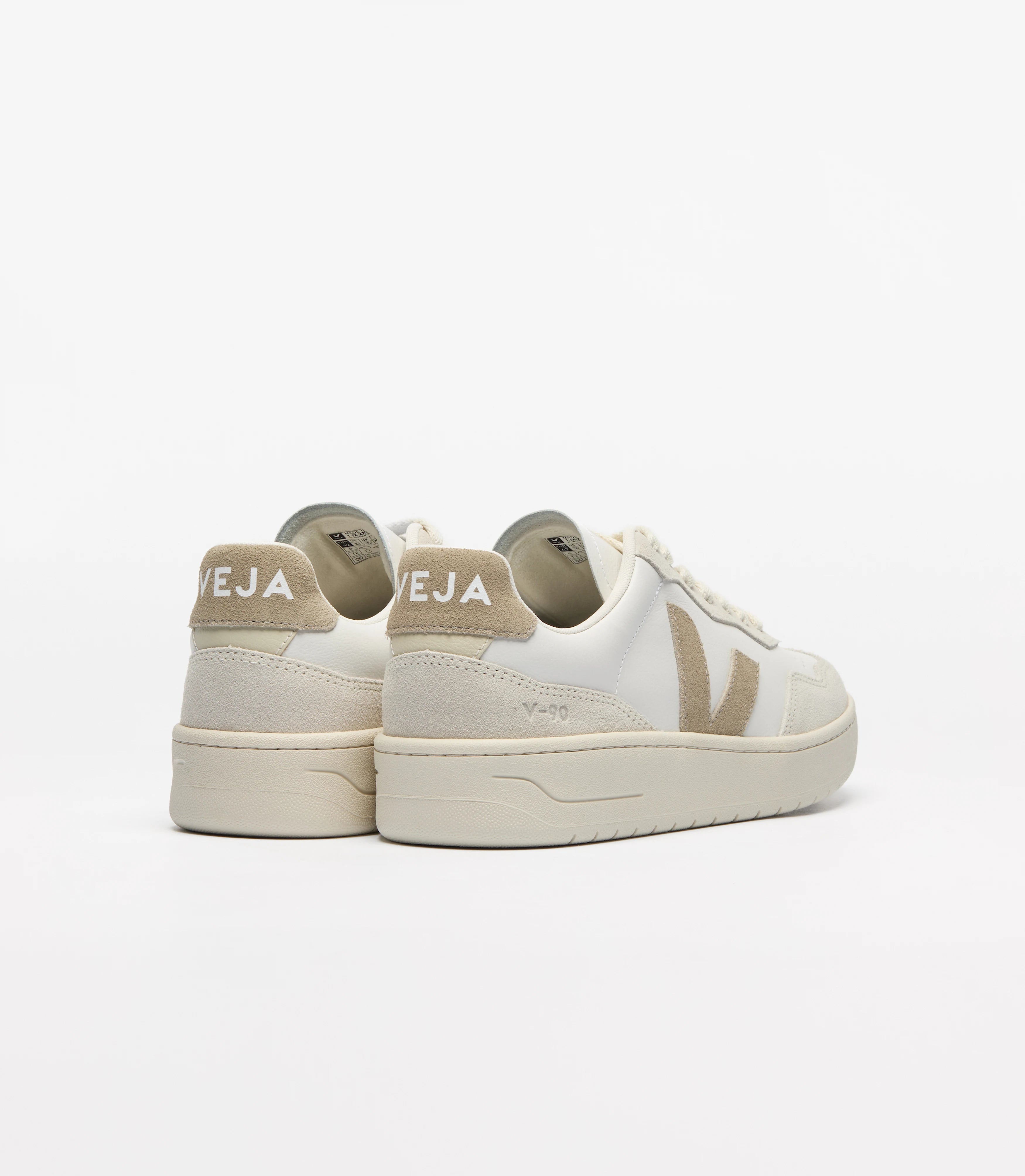 V-90 Sneaker Leather White Taupe
