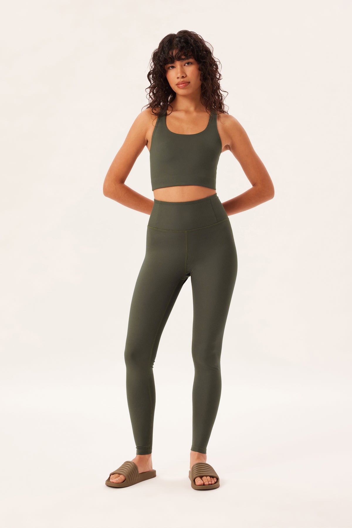 Rib High Rise Legging