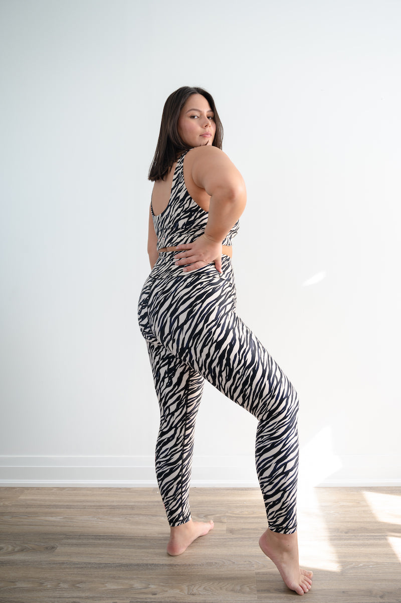 Zebra Midi Pant