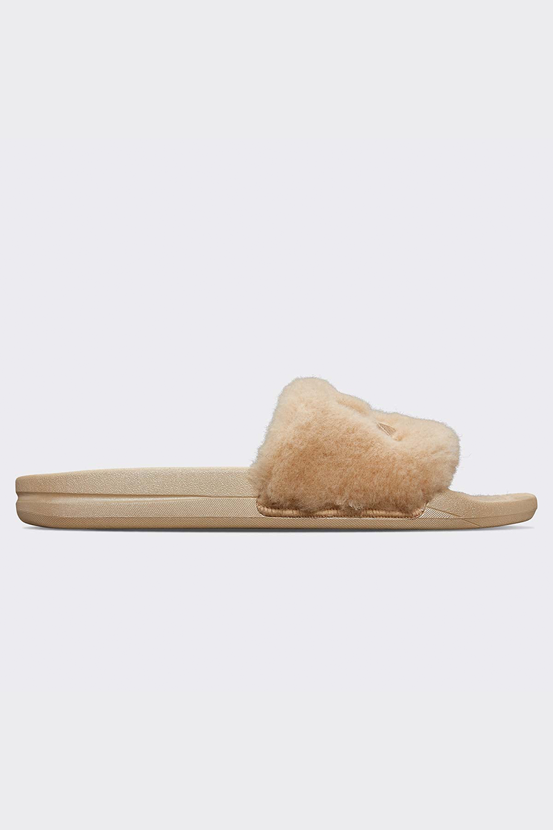 Shearling Slide