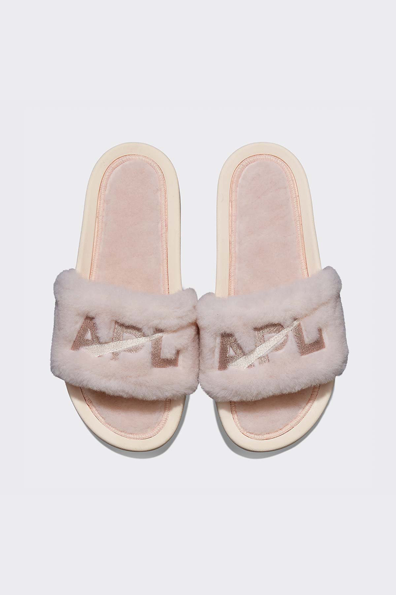 Shearling Slide