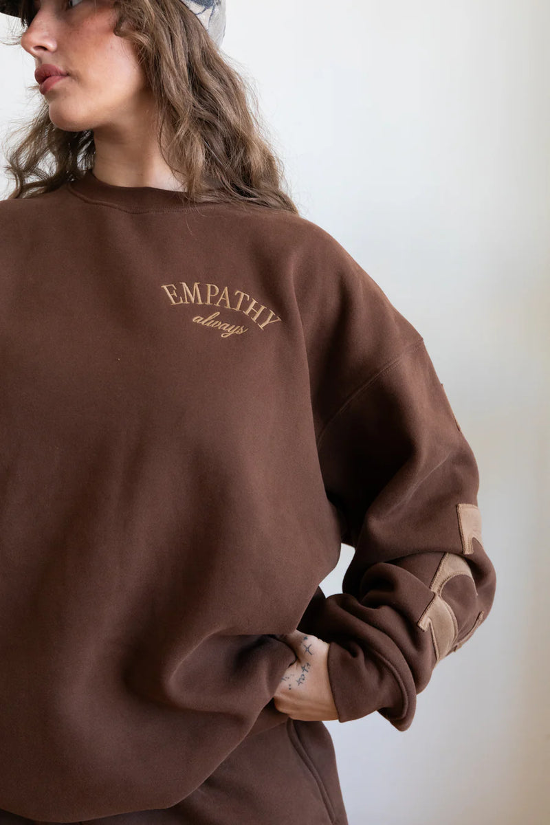 Empathy Always® Espresso Crewneck