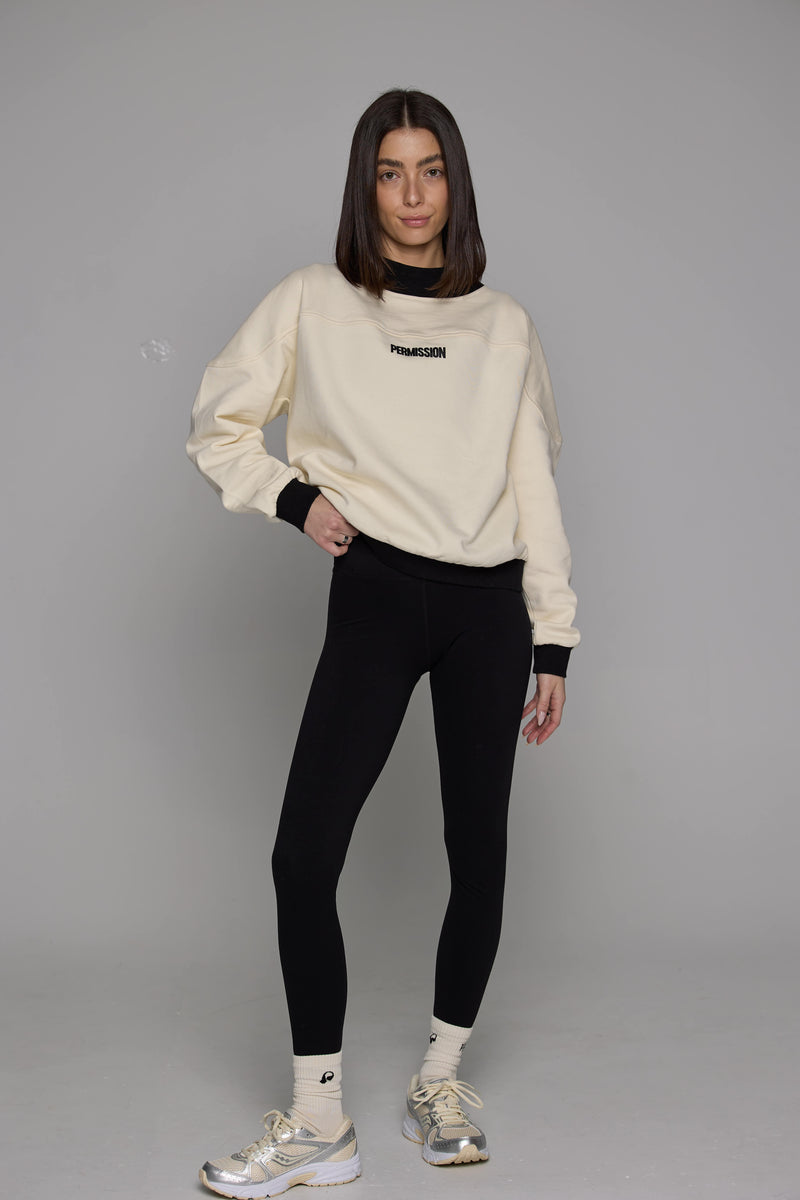 Contrast Mockneck