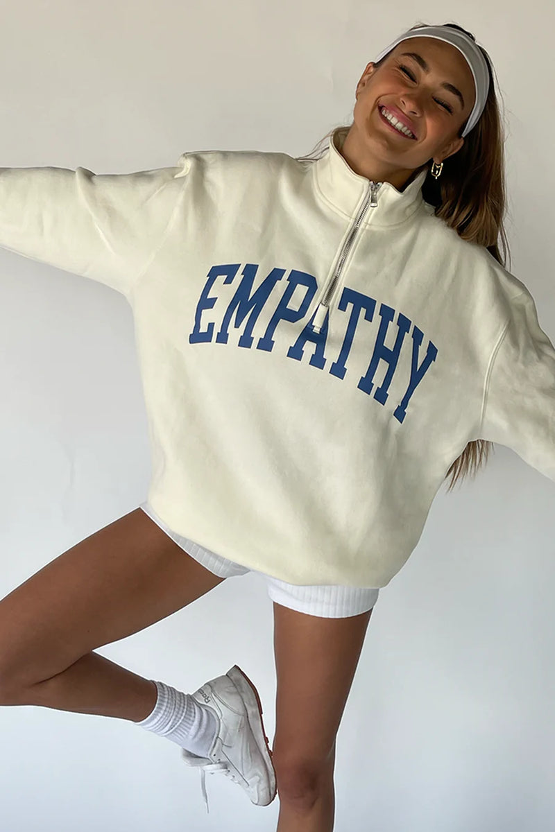 Empathy Always Half-Zip Sweatshirt