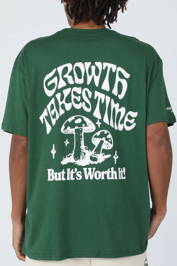 Growth Takes Time Oversized Tee