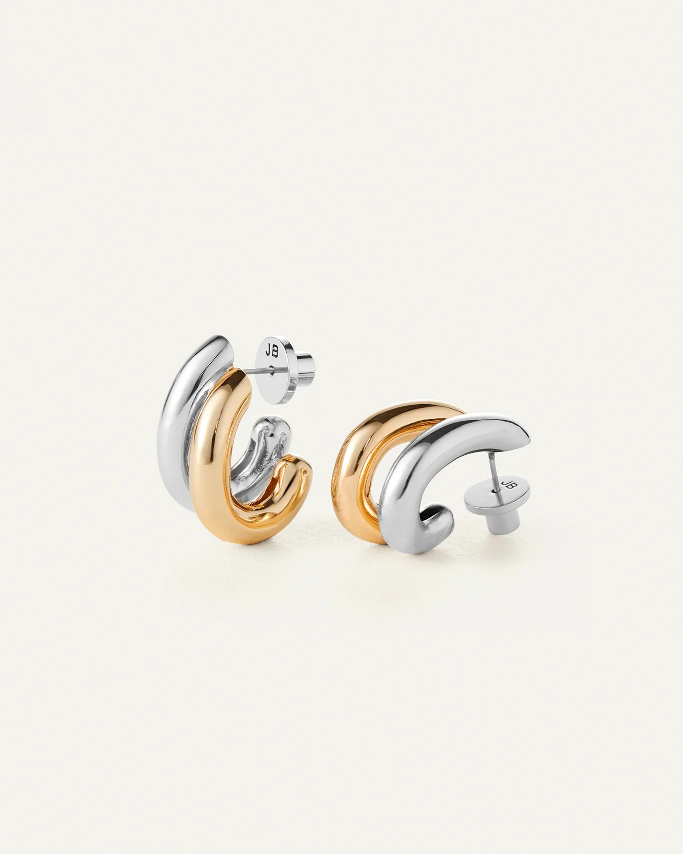 Florence Earrings in Two-Tone