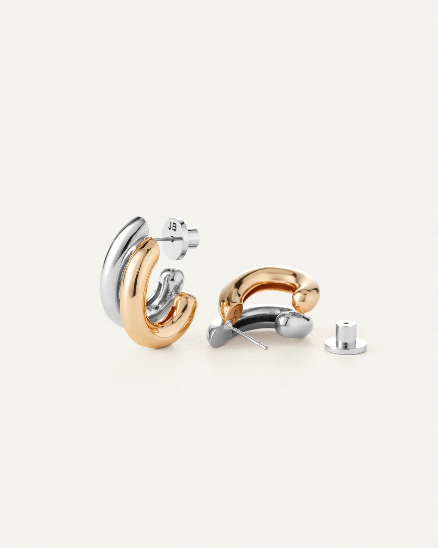 Florence Earrings in Two-Tone