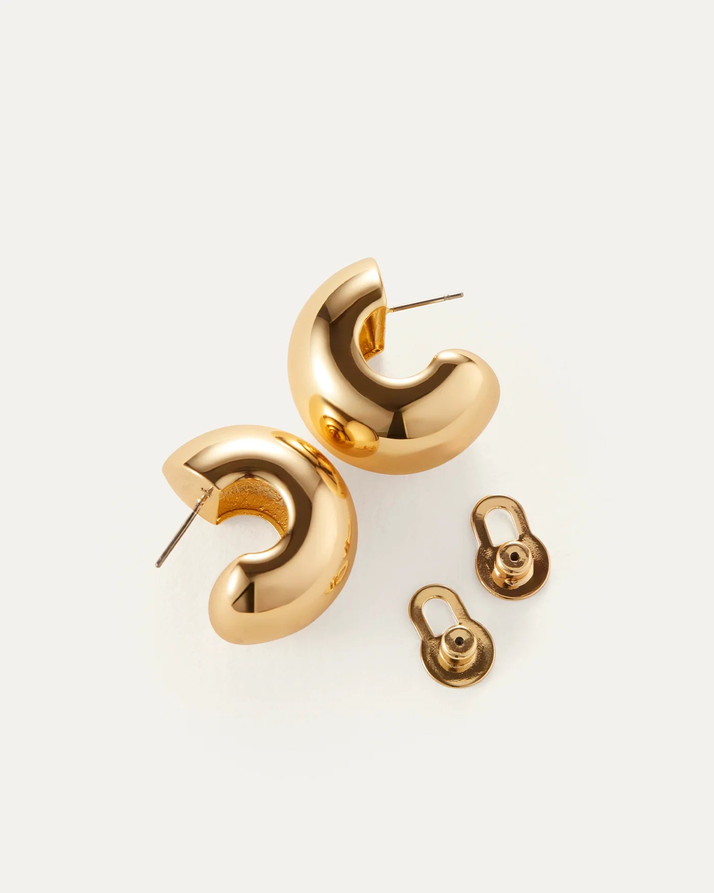 Gemma Hoop Earrings in Gold