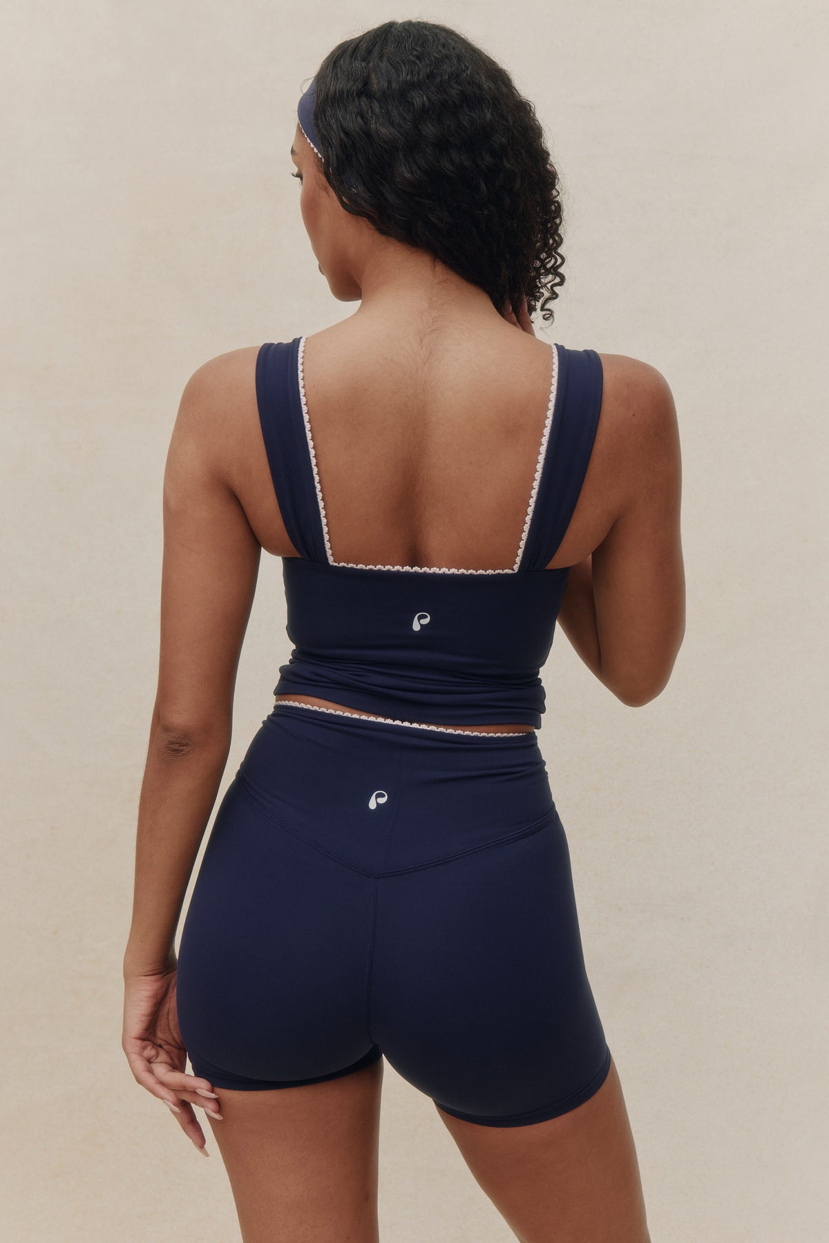 Lace Waist Short in Ink