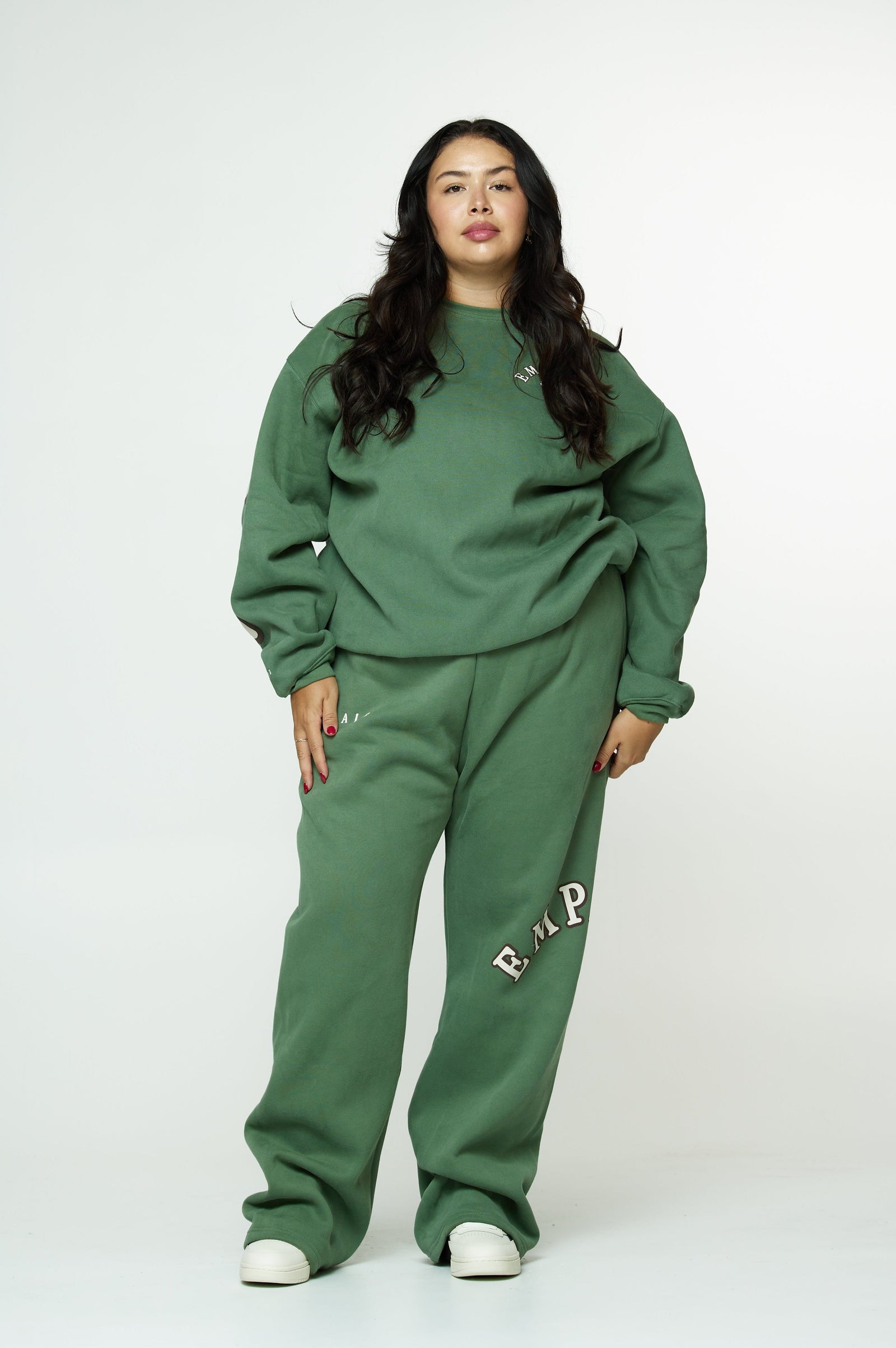 Empathy Always Olive Crewneck M L