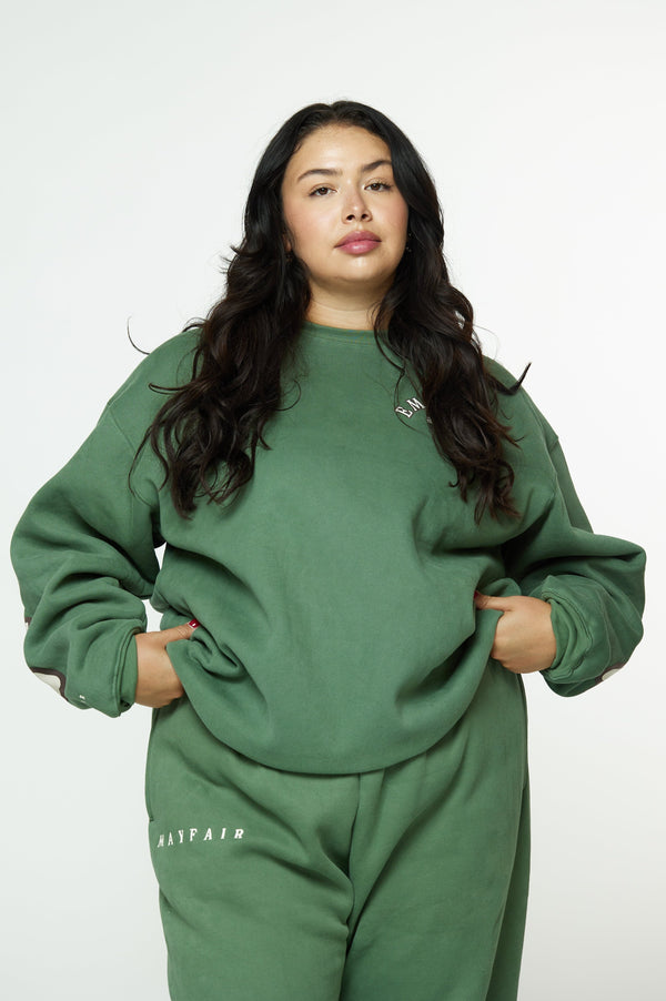 Empathy Always Olive Crewneck