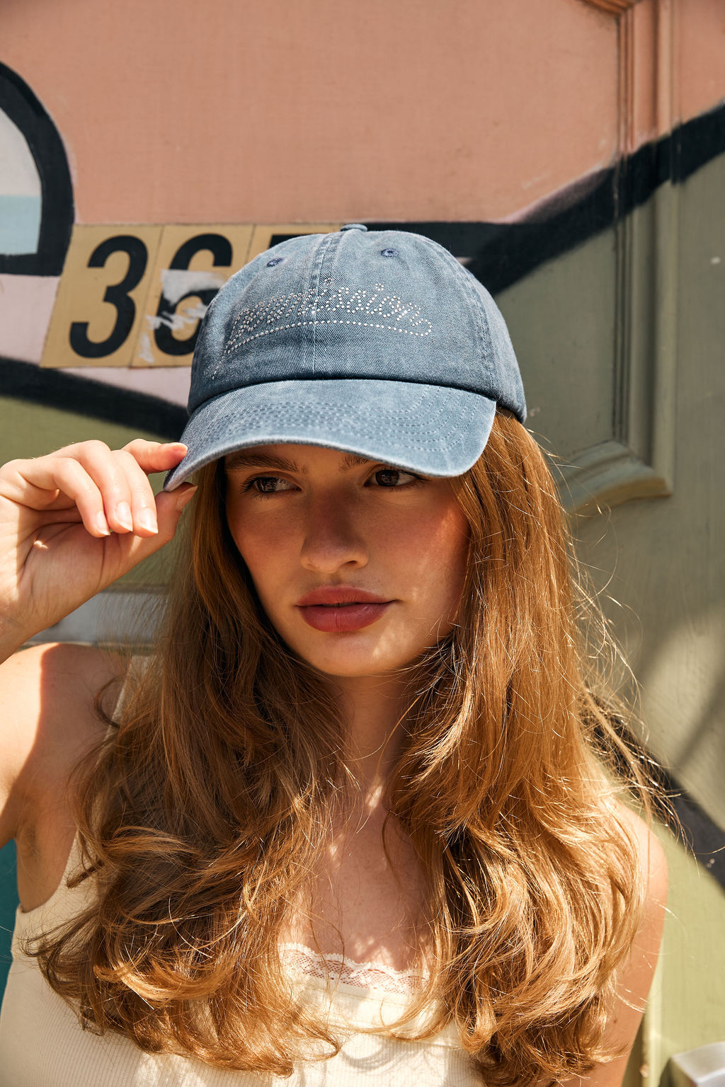 Y2K Rhinestone Hat
