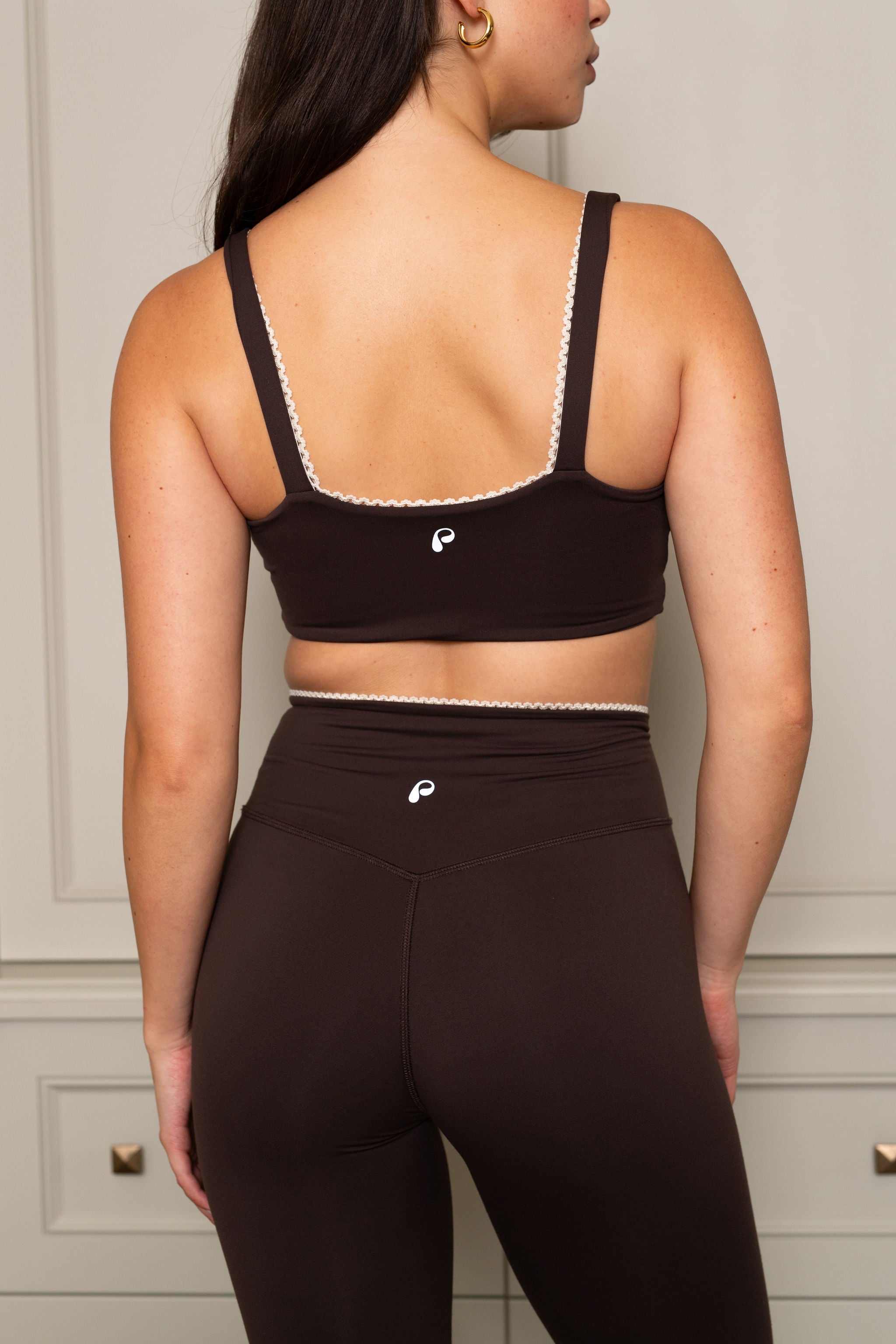 Lace Line Bra in Cacao