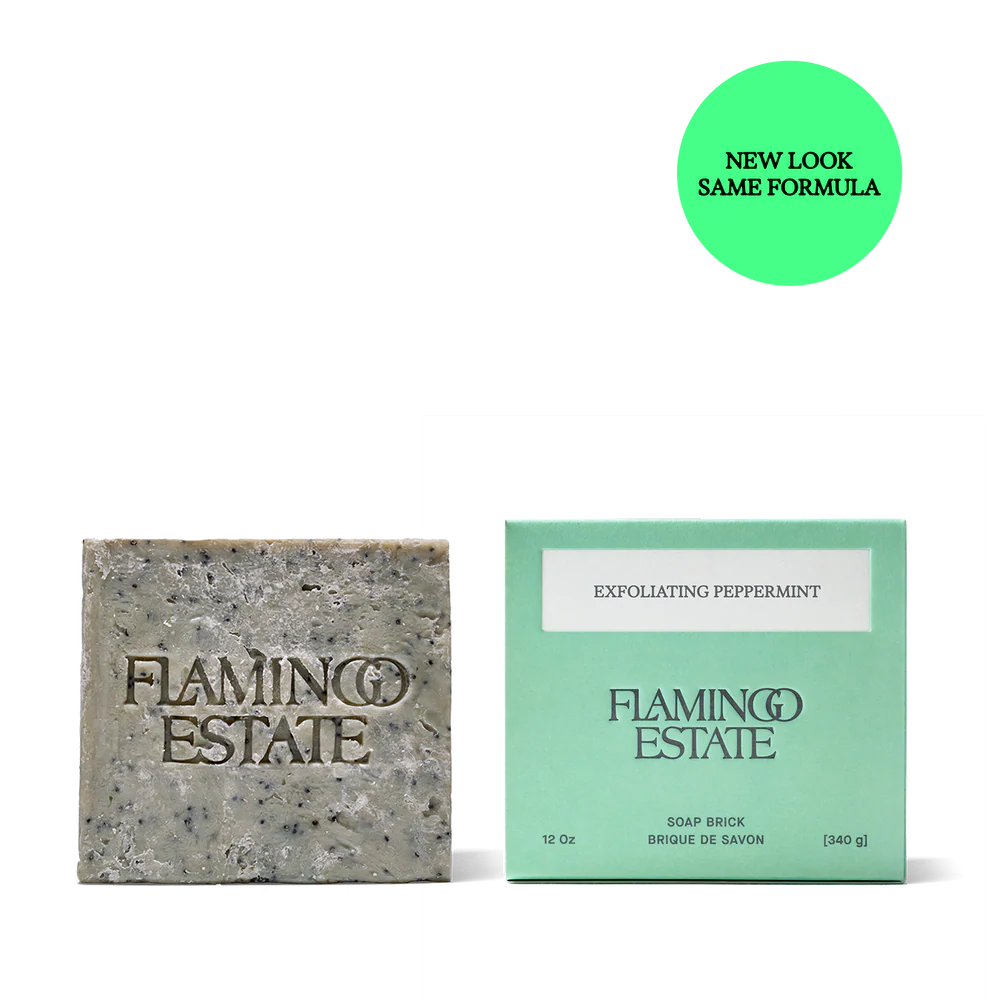 Exfoliating Peppermint Soap Brick