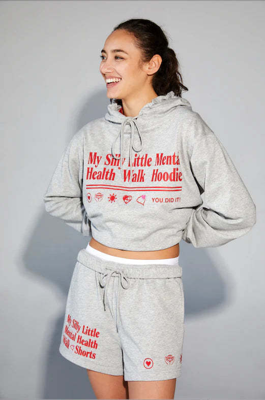 Mental Health Walk Fitted Hoodie