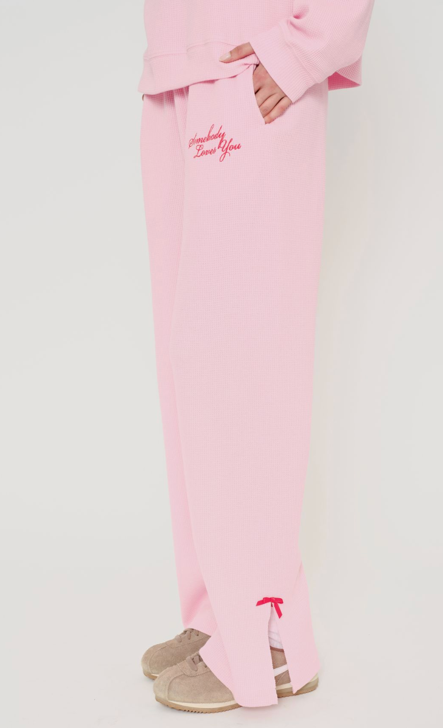 Somebody Loves You Wide Leg Sweatpants