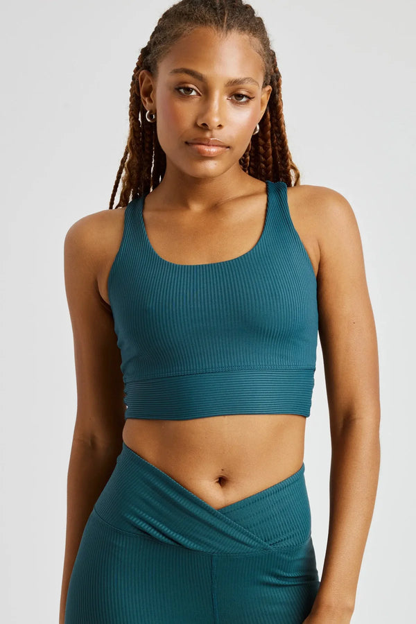 Year of Ours Leopard Curve Bralette — Base Moves