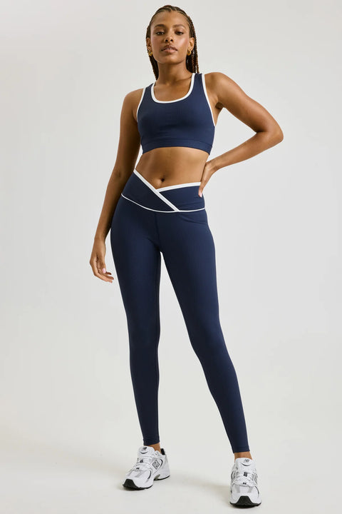 Ribbed Two Tone Veronica Legging