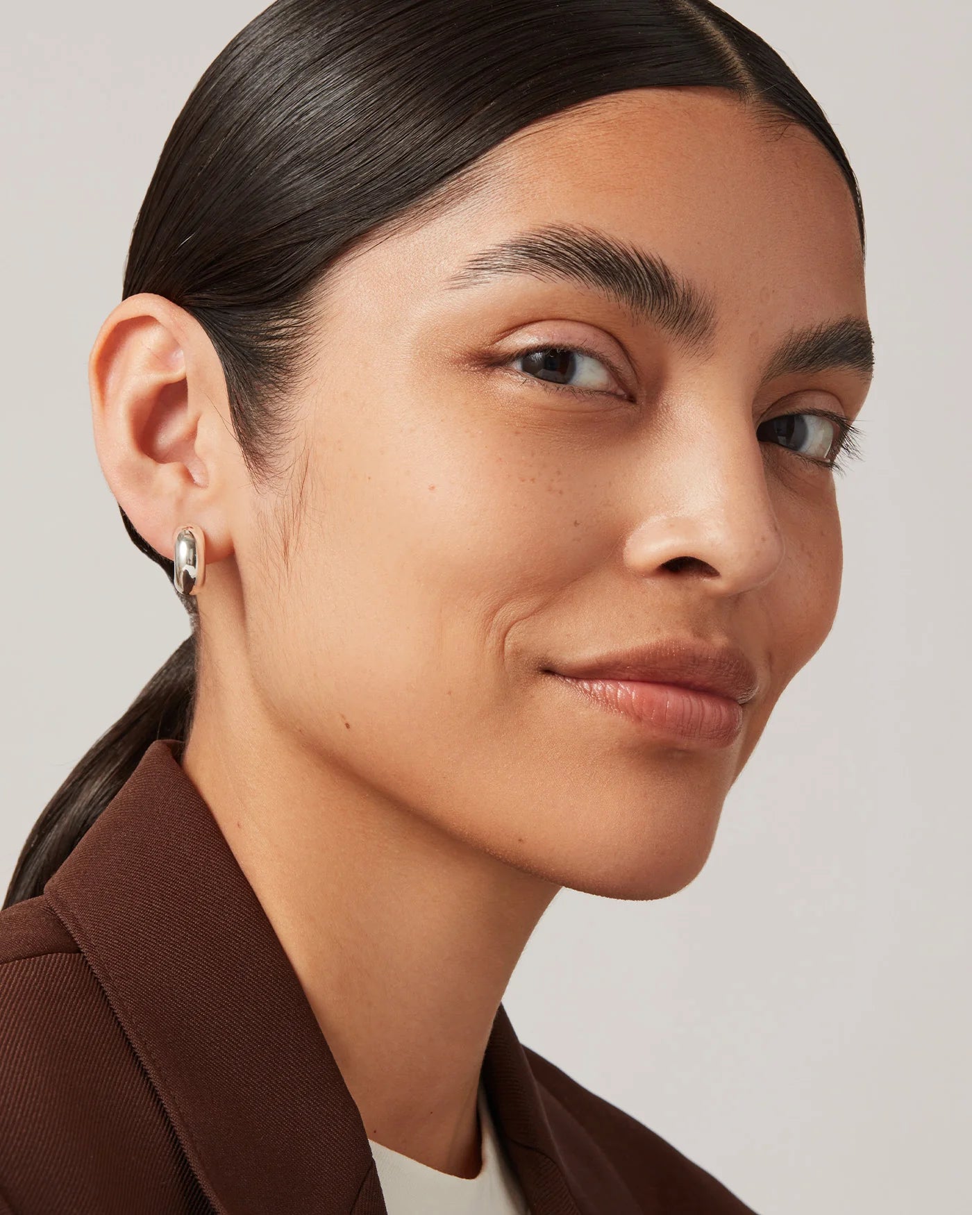 Tome Hoops Small in Silver