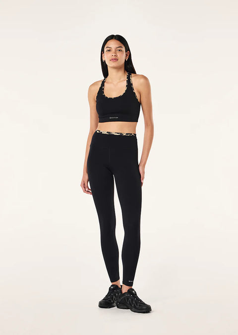Vita Legging in Black & Leopard
