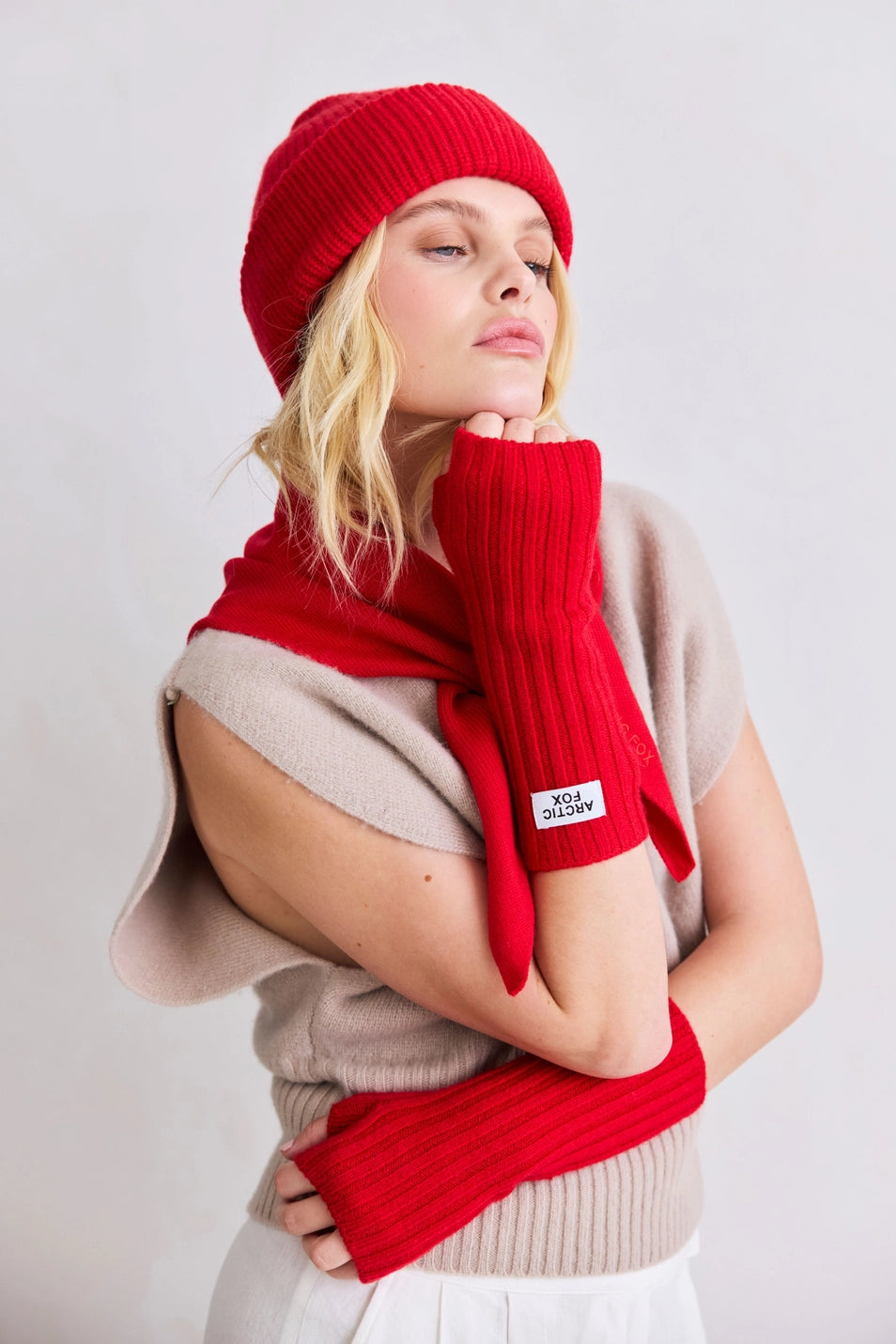 Merino Wool Fingerless Gloves